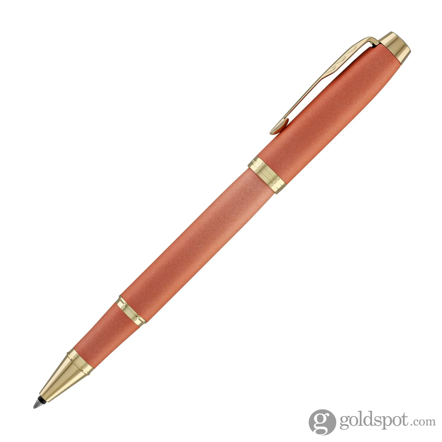 Parker IM Writing Rituals Rollerball Pen in Uplifting Orange Gradient with Gold Trim - Image 4