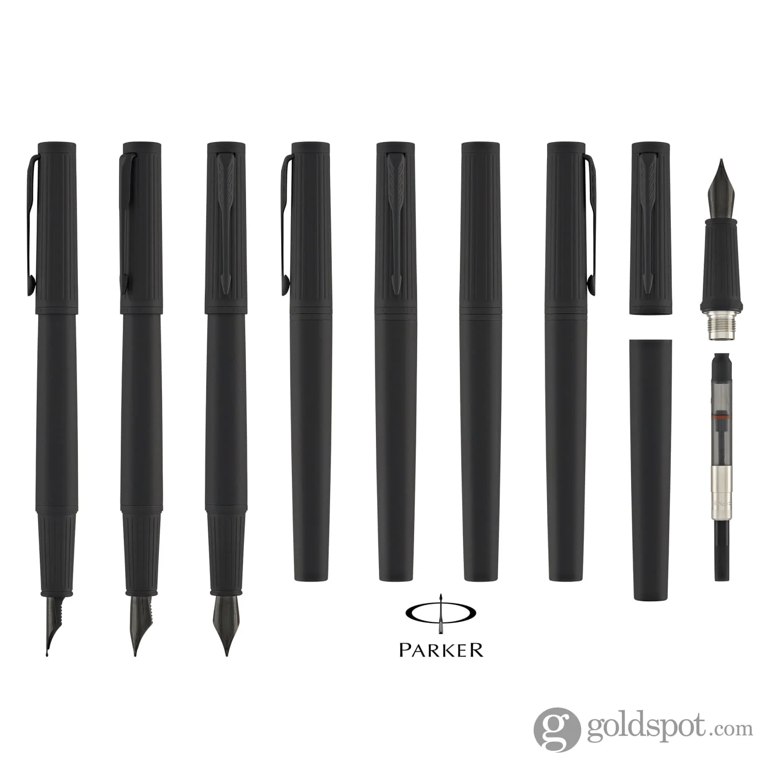 Parker Ingenuity Fountain Pen in Black with Black Trim - Image 8