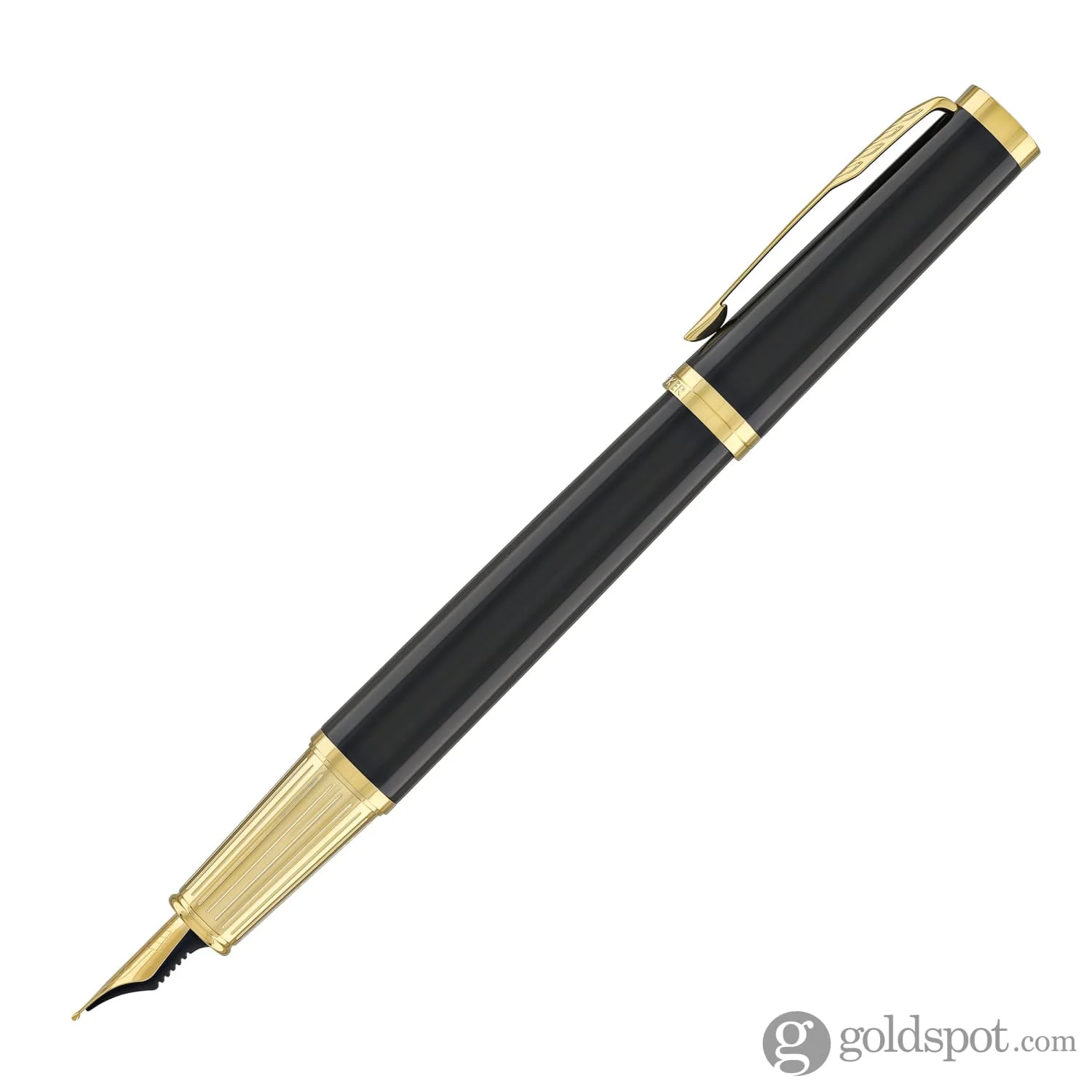 Parker Ingenuity Fountain Pen in Black with Gold Trim - Image 3