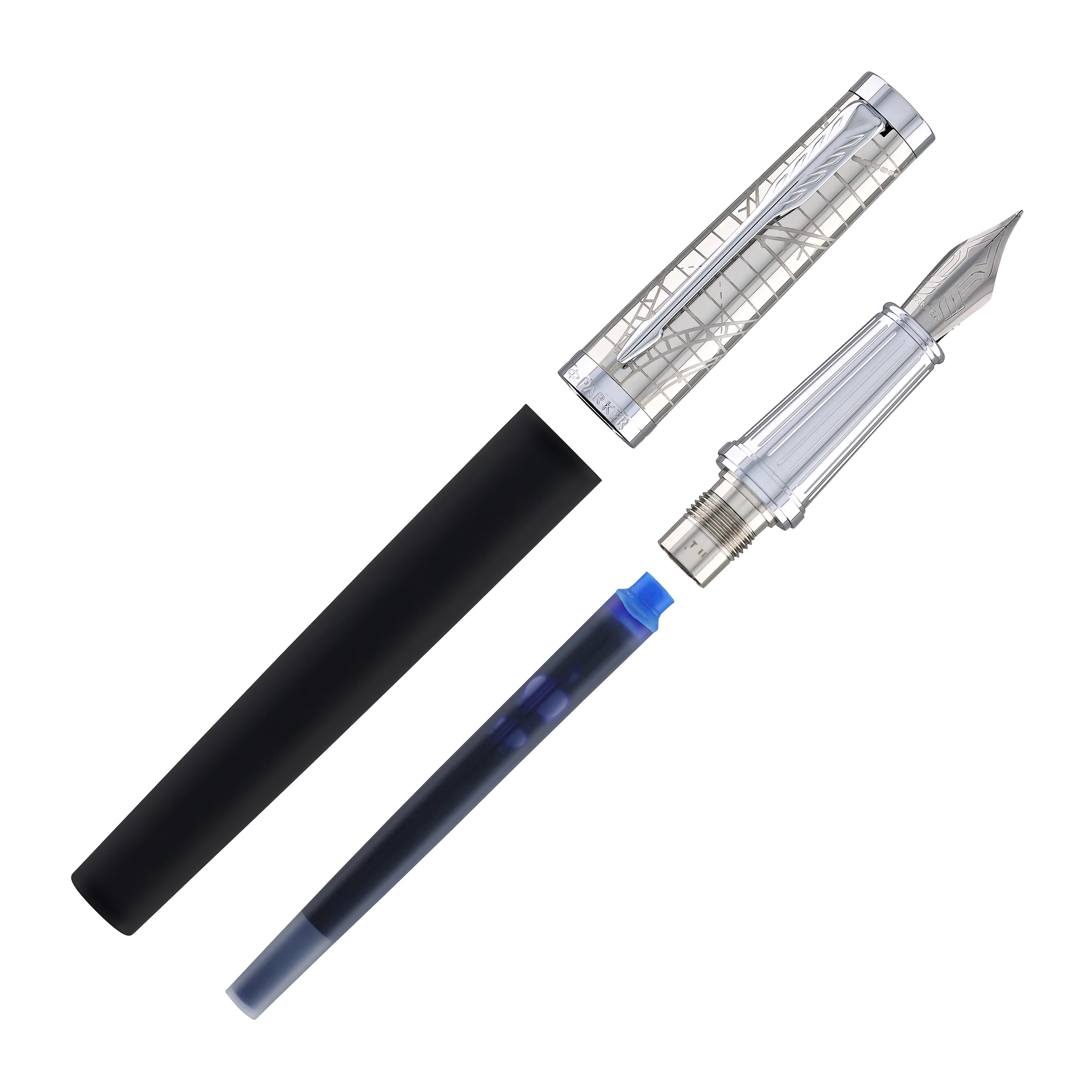 Parker Ingenuity Fountain Pen in Legacy of Flight with Chrome - Fine Point - Image 8