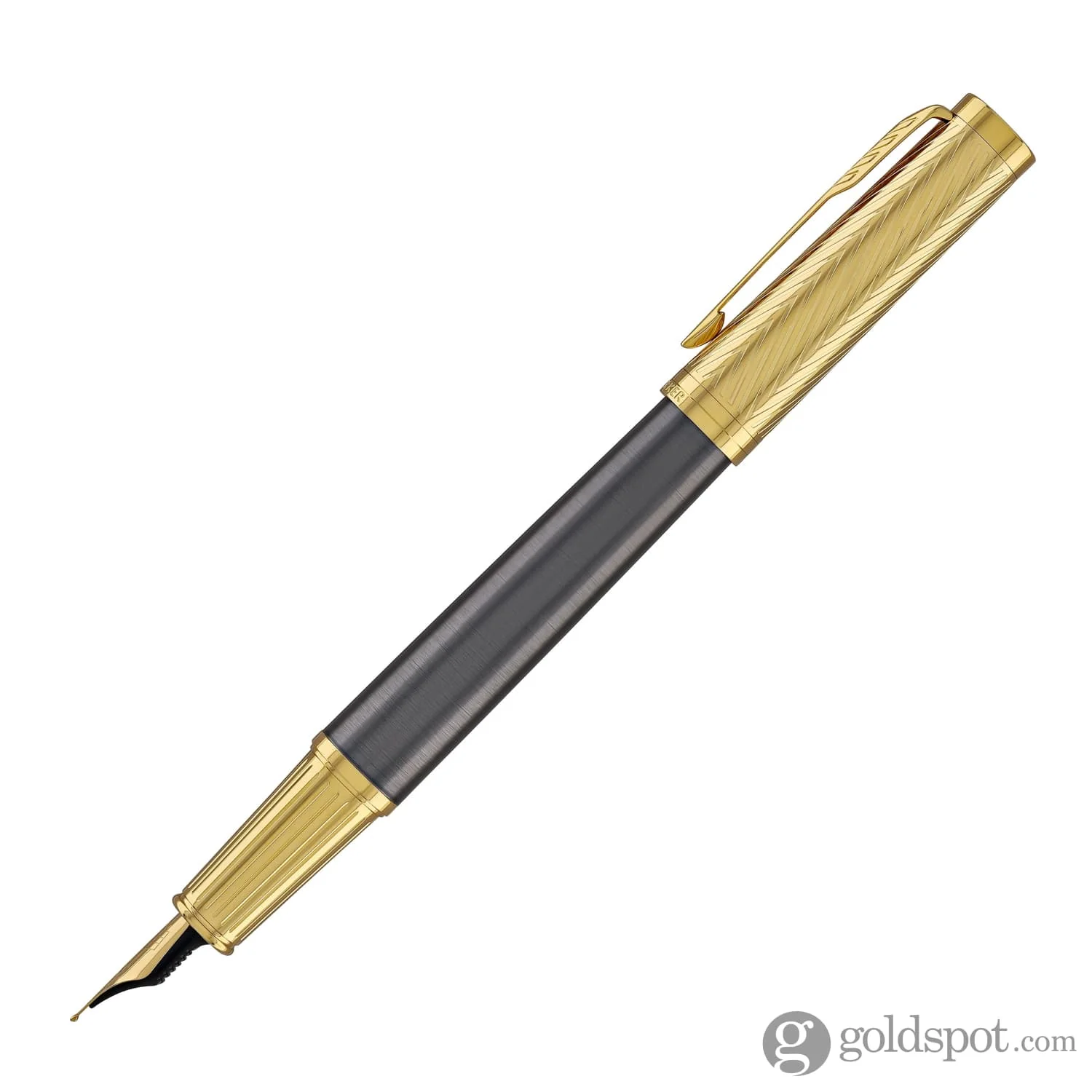 Parker Ingenuity Pioneers Fountain Pen in Arrow with Gold Trim - Image 3