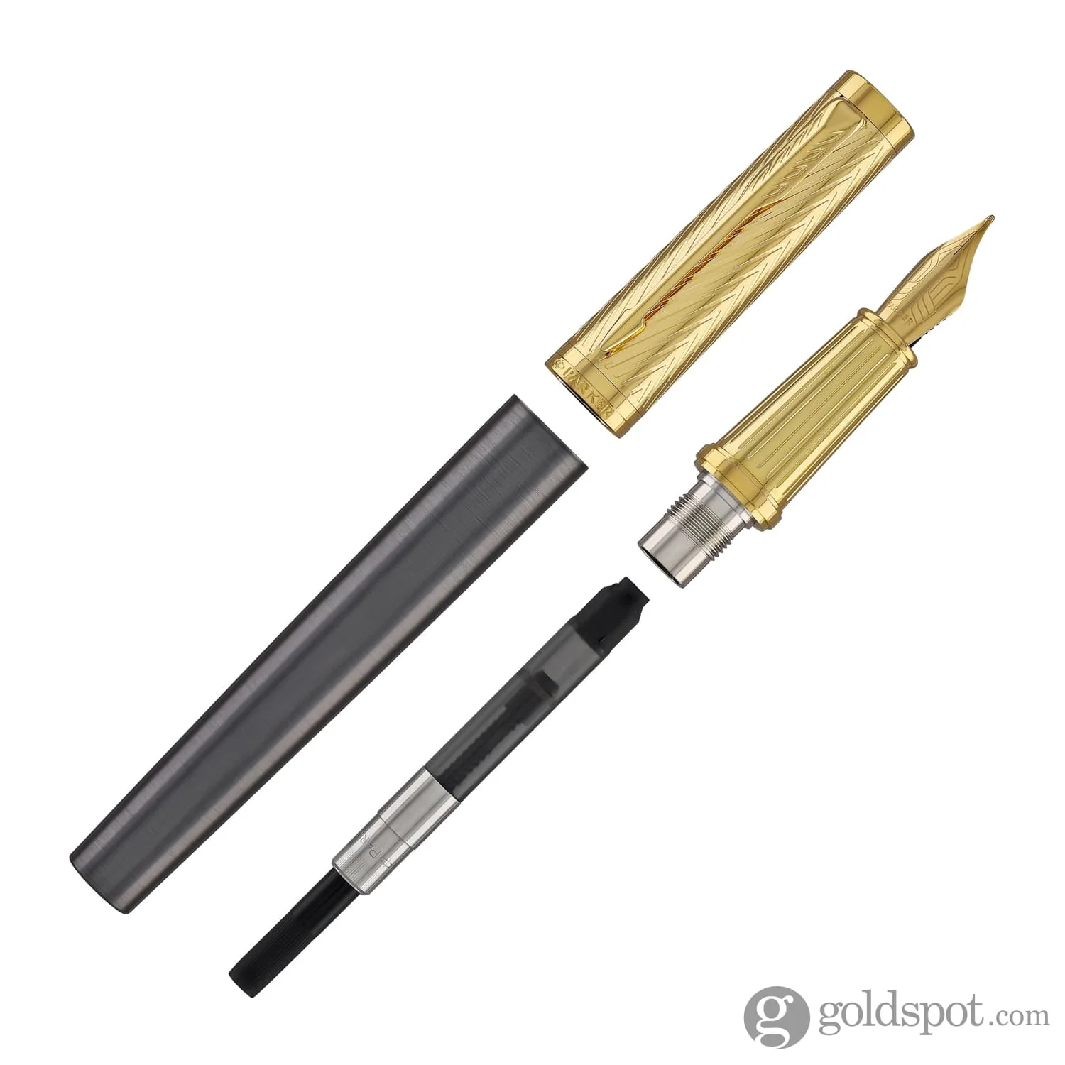 Parker Ingenuity Pioneers Fountain Pen in Arrow with Gold Trim - Image 7