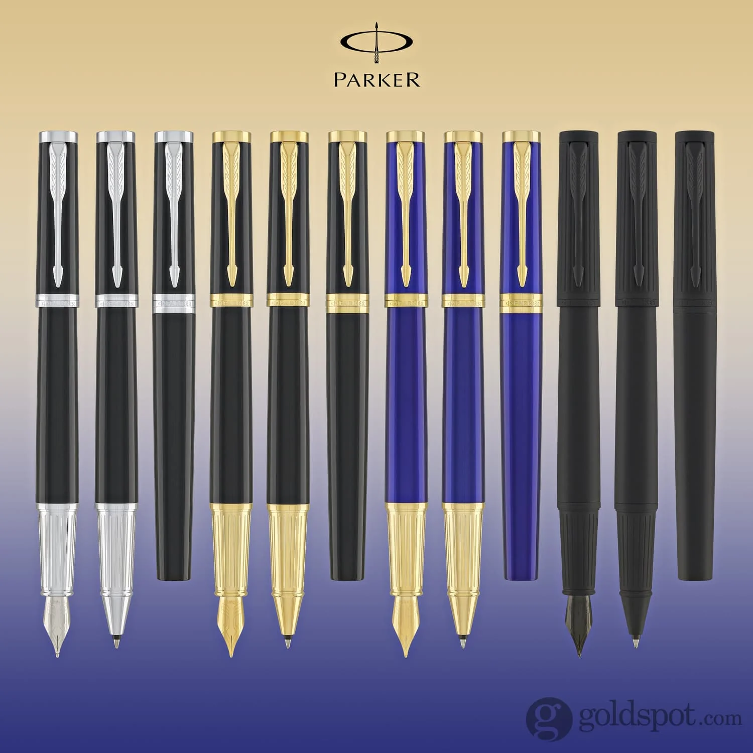 Parker Ingenuity Rollerball Pen in Black with Chrome Trim - Image 10
