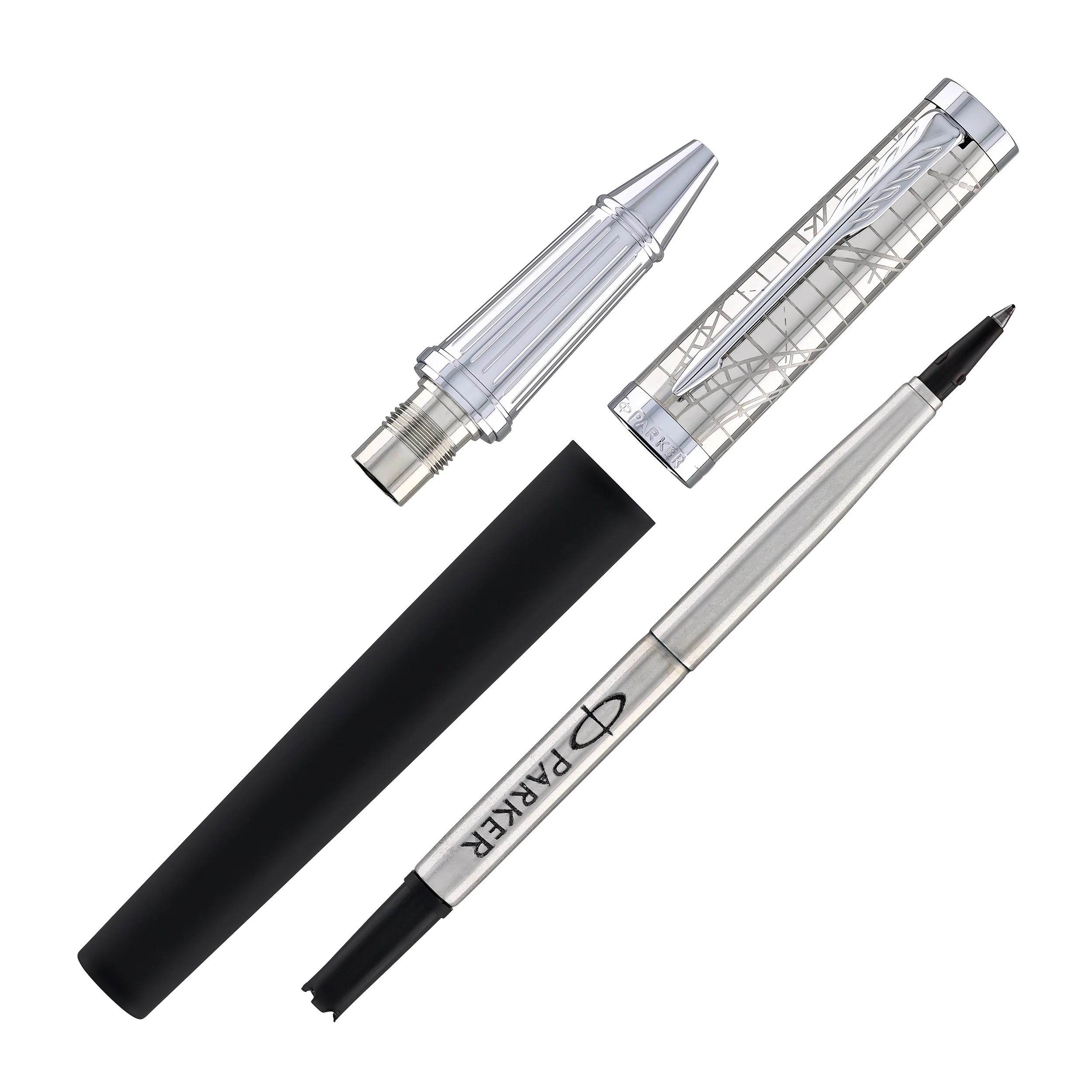 Parker Ingenuity Rollerball Pen in Legacy of Flight with Chrome Trim - Image 8