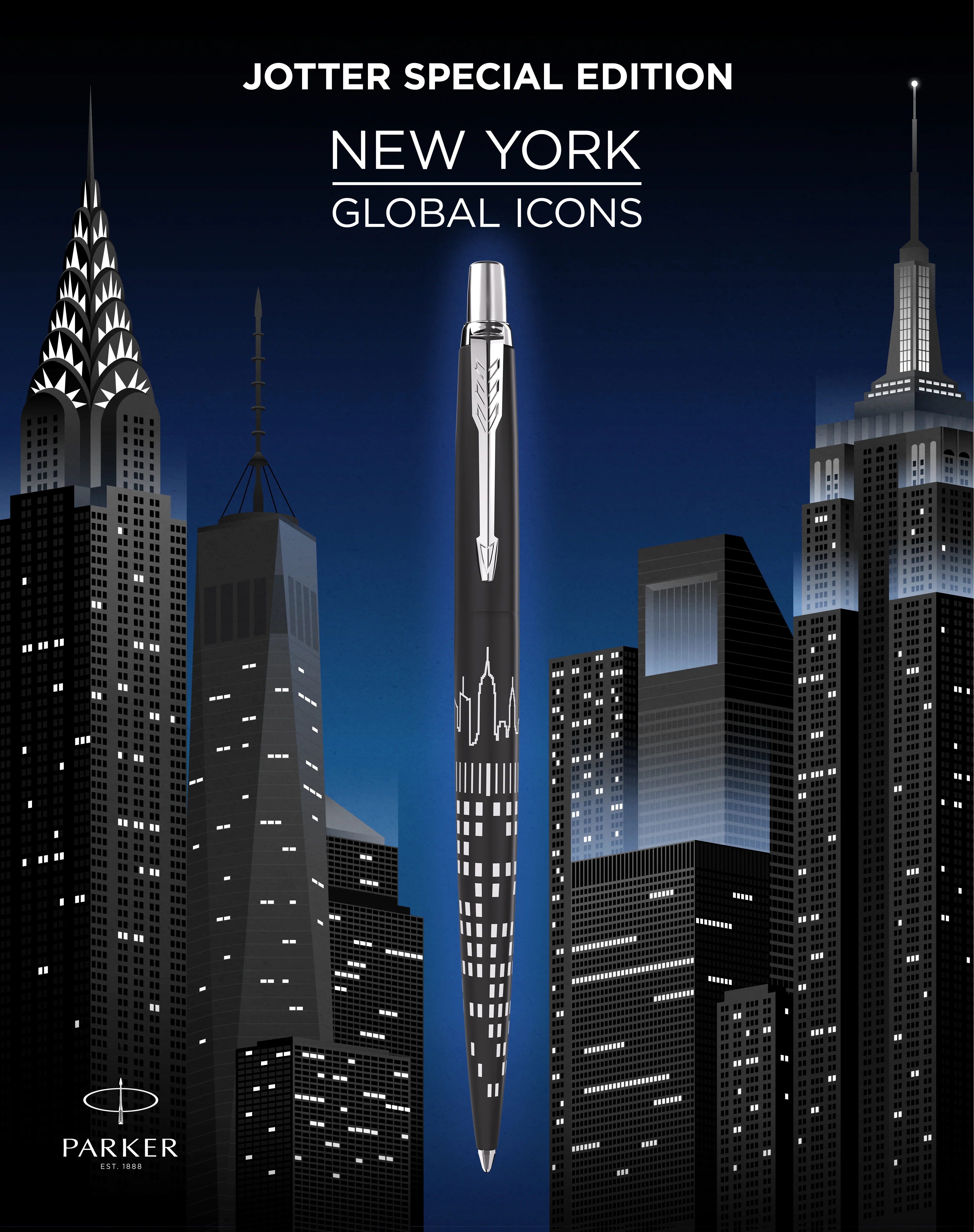 Parker Jotter Ballpoint Pen in NYC Special Edition - Image 8