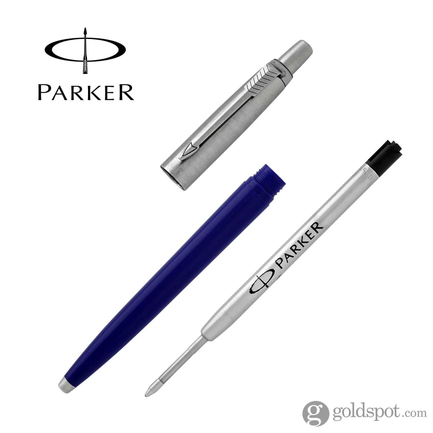 Parker Jotter Ballpoint Pen in Blue - Image 3