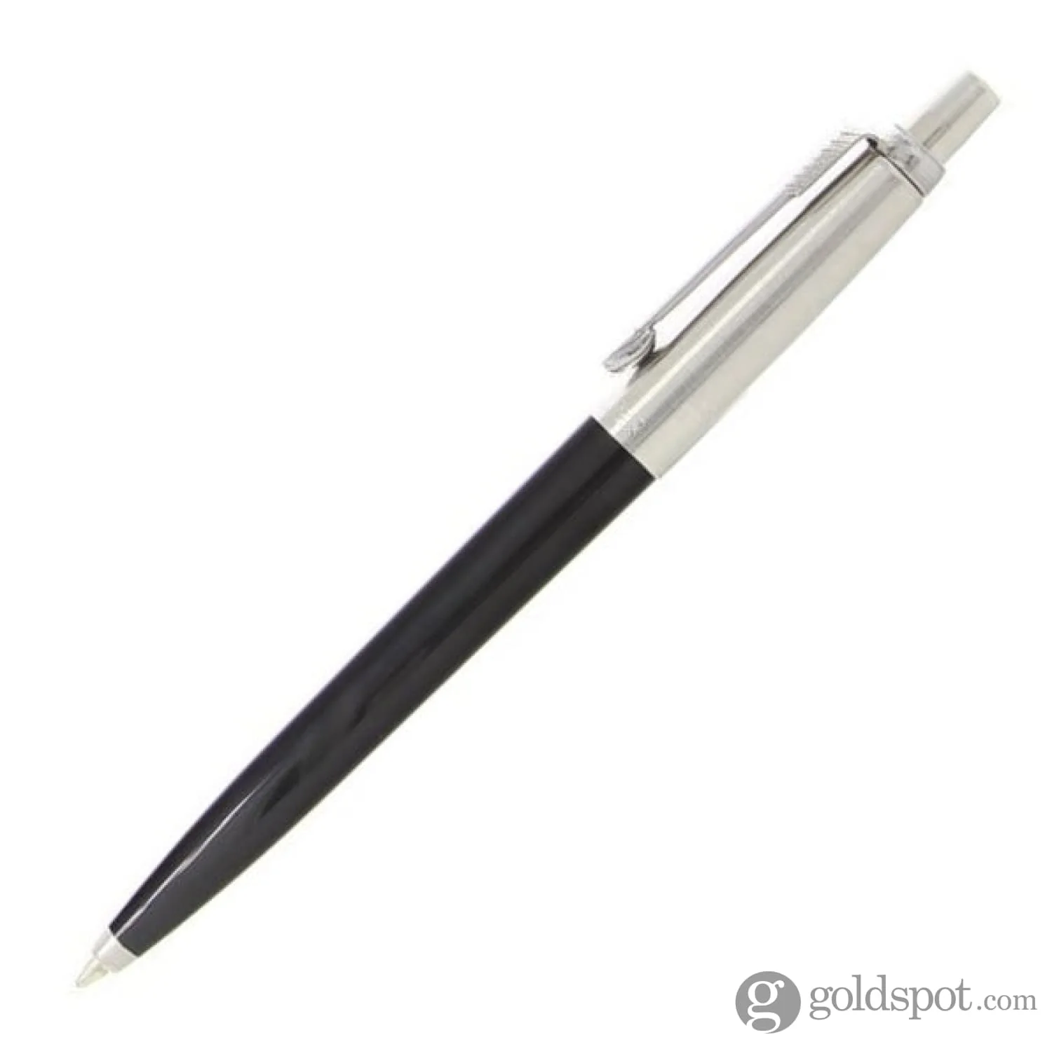 Parker Jotter Ballpoint Pen in Bond Street Black with Chrome Trim - Image 2