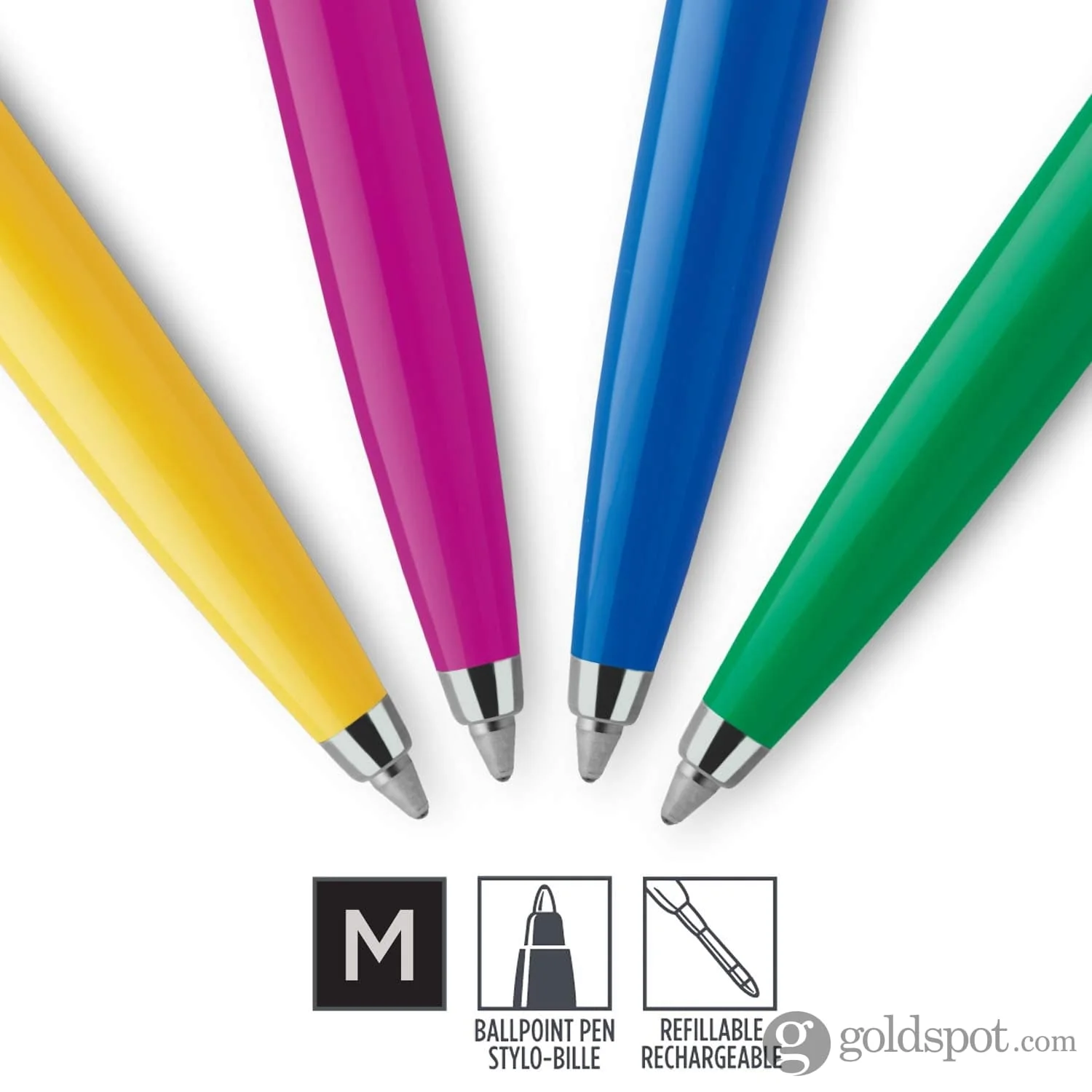 Parker Jotter Originals Ballpoint Pen Set - Medium Point, Blue Ink, 4 Count - Image 10