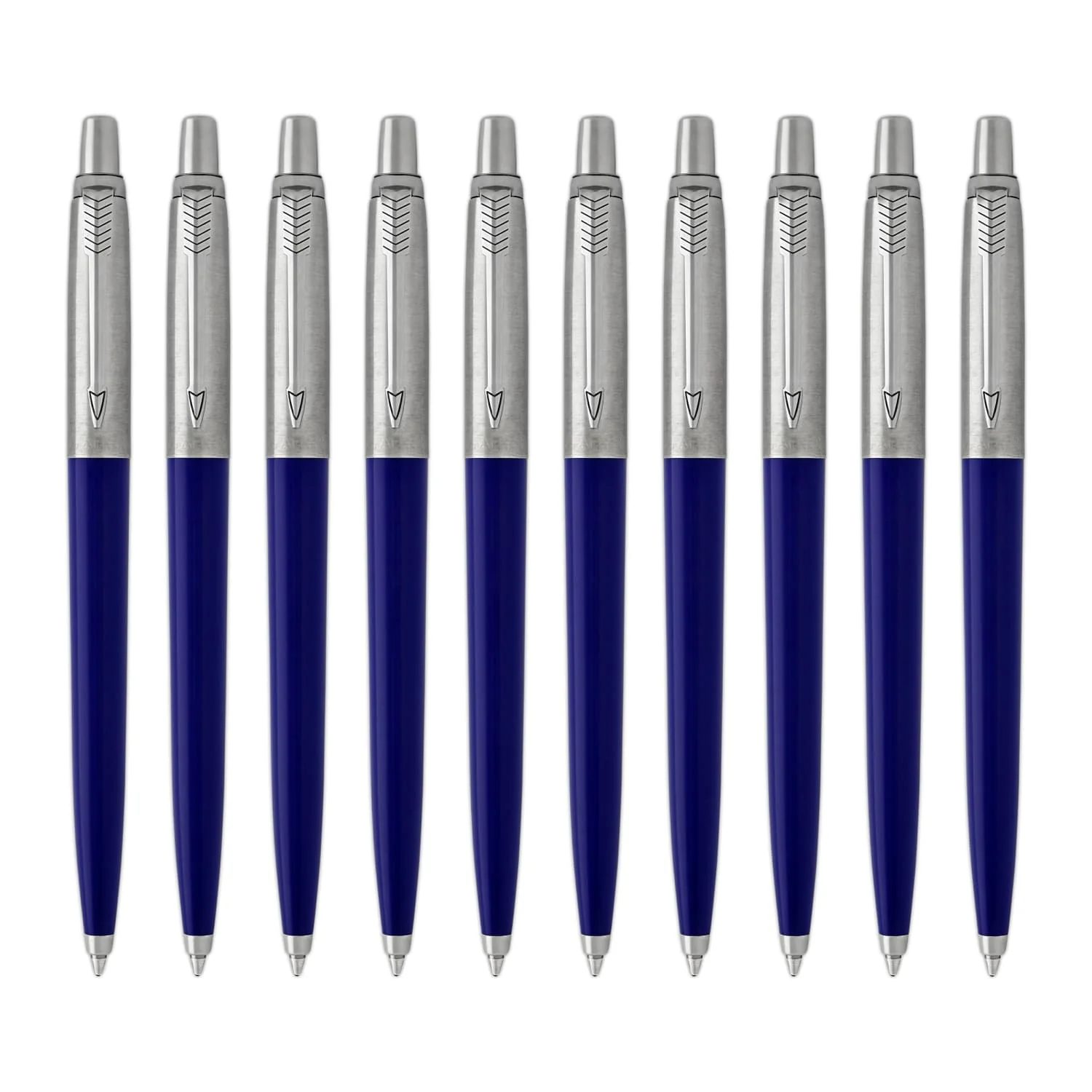 Parker Jotter Ballpoint Pen in Blue Barrel - Pack of 10