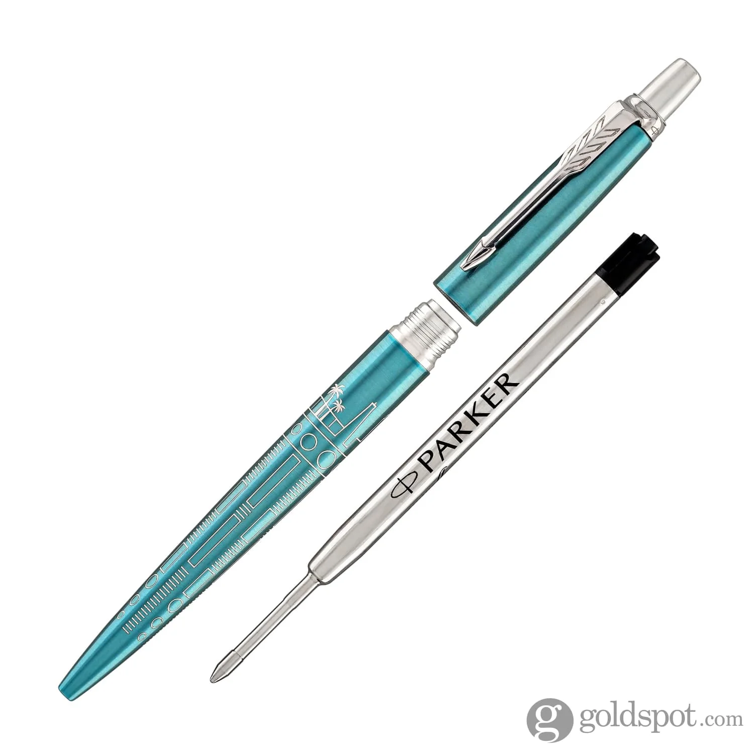 Parker Jotter Special Edition Miami Ballpoint Pen in Turquoise - Image 5