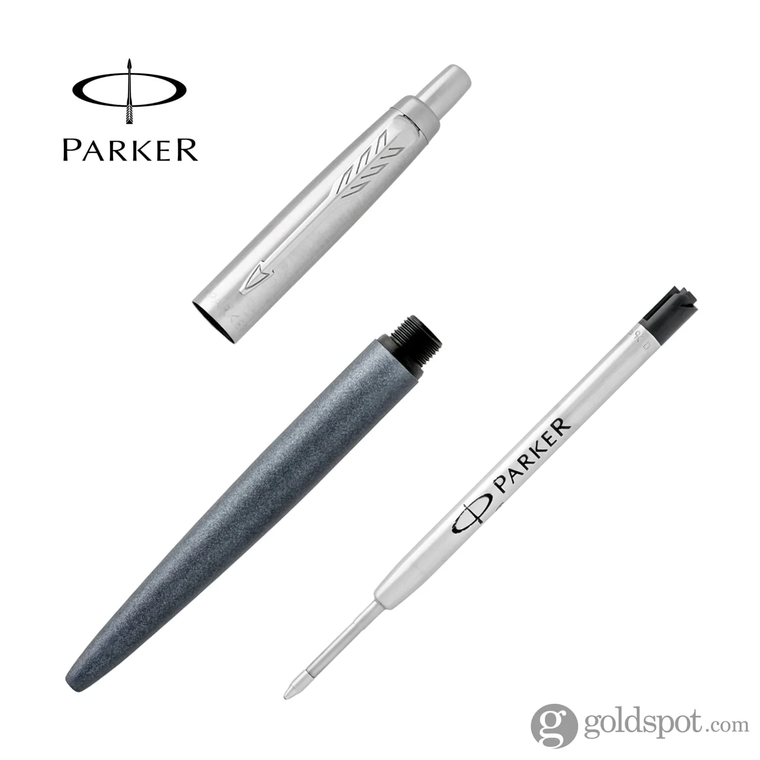 Parker Jotter XL Ballpoint Pen in Matte Blue - Image 4