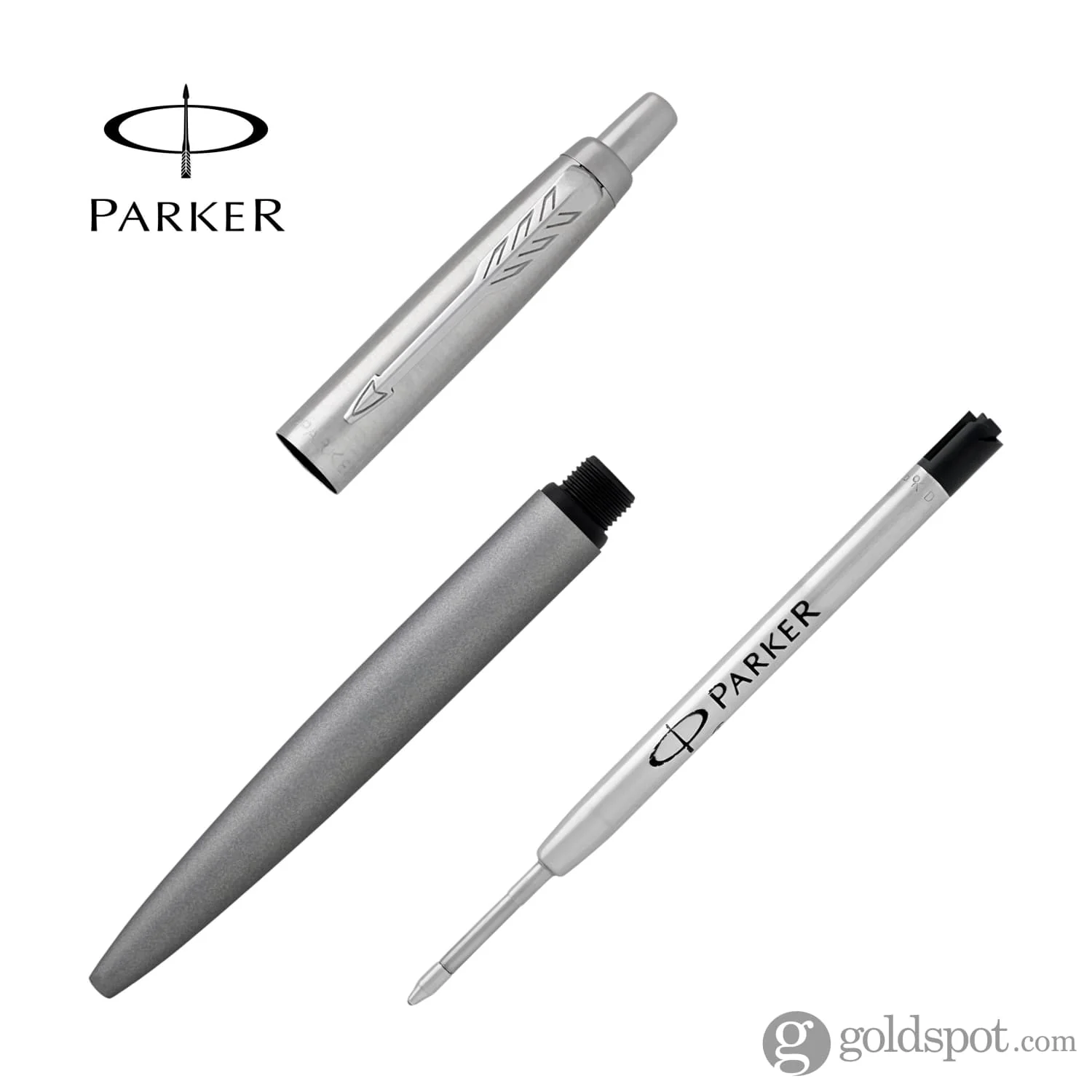Parker Jotter XL Ballpoint Pen in Matte Grey - Image 4