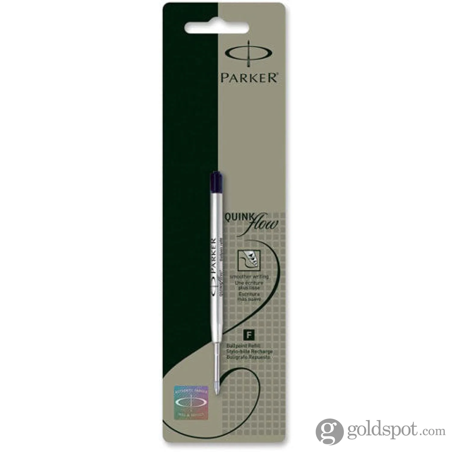 Parker QuinkFlow Ballpoint Pen Refill in Black - Image 2