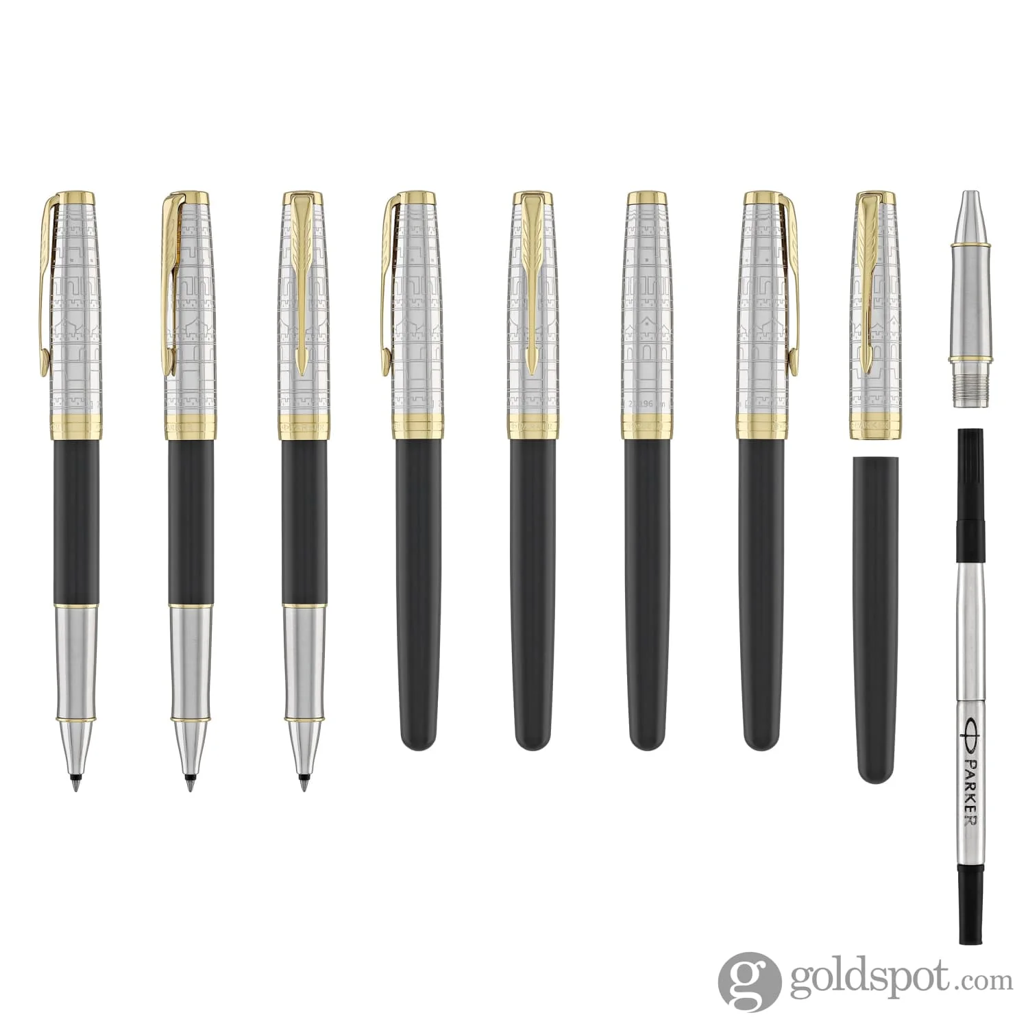 Parker Sonnet Intrepid Journeys Rollerball Pen in Ancient China with Gold Trim - Image 8
