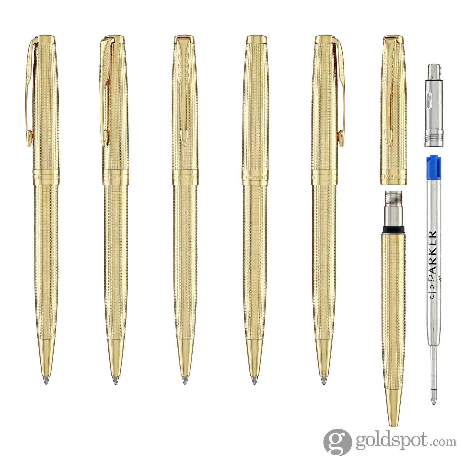 Parker Sonnet Premium Special Edition Ballpoint Pen in Ciselé Gold - Image 7