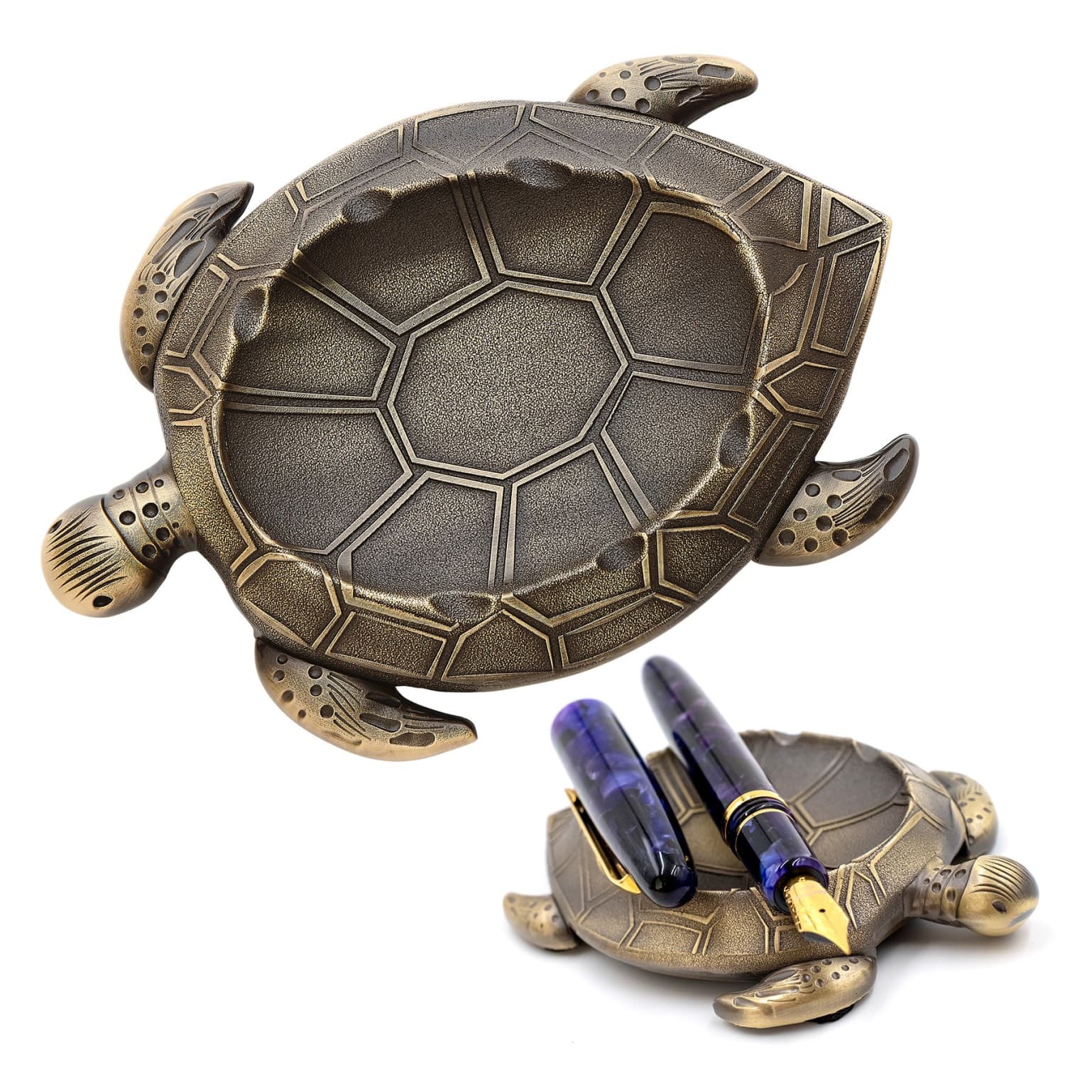 Esterbrook "Patience the Turtle" Brass Pen Rest