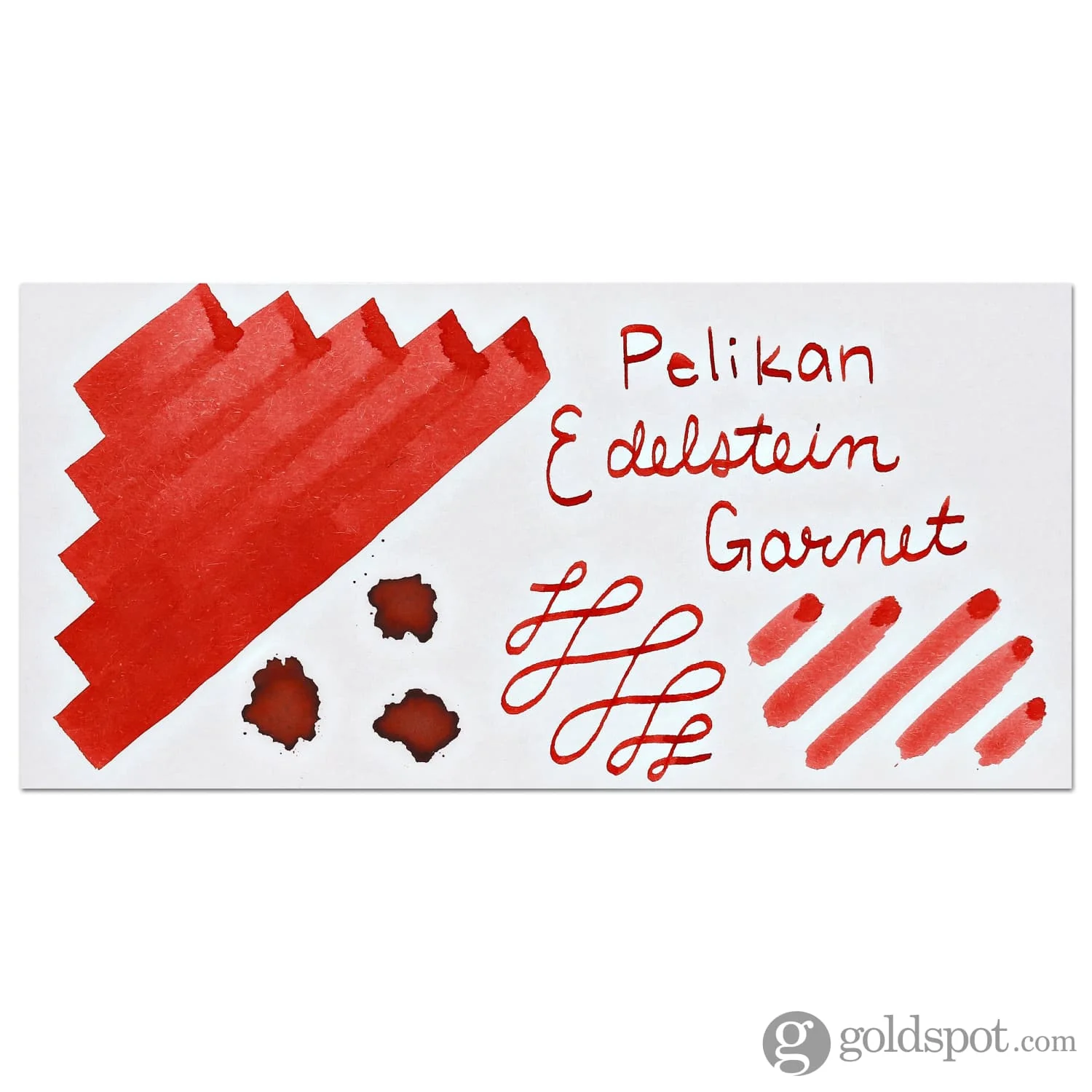 Pelikan Edelstein Bottled Ink in Garnet Red - 50mL - Image 2