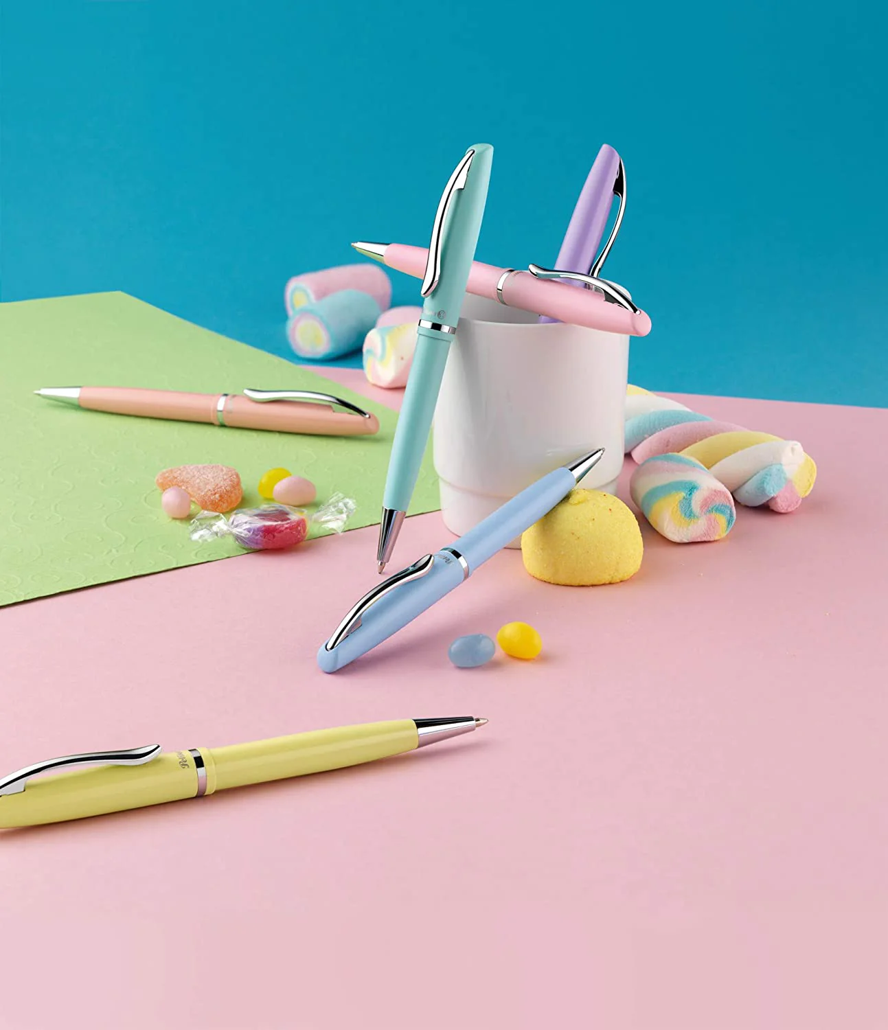 Pelikan Jazz Pastel Ballpoint Pen in Blue - Image 8