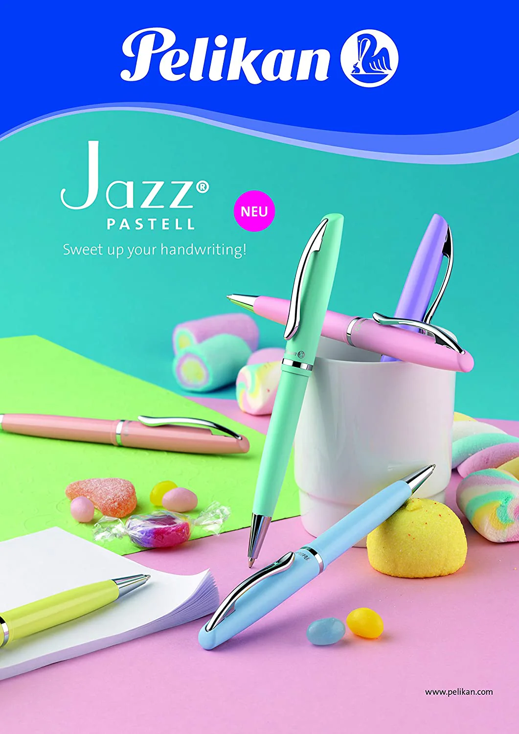Pelikan Jazz Pastel Ballpoint Pen in Lavender - Image 8