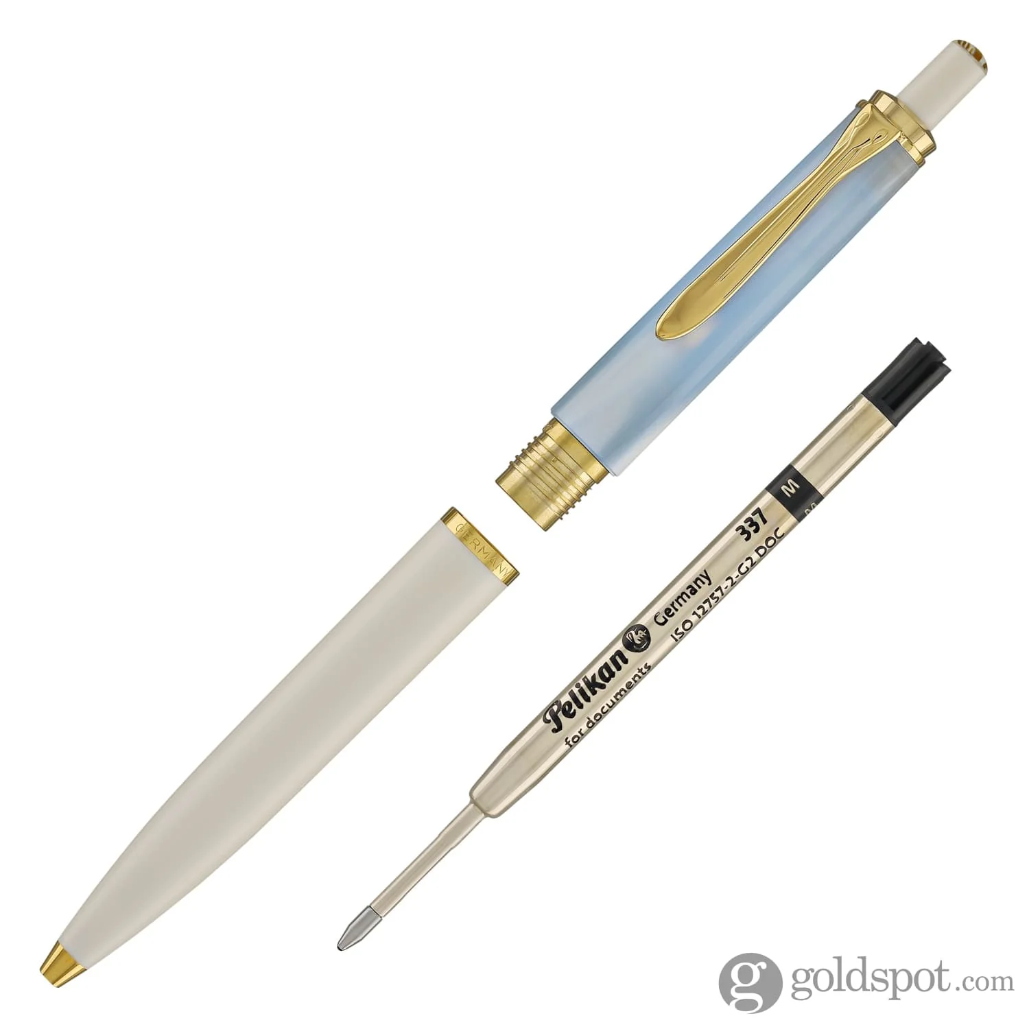 Pelikan K200 Ballpoint Pen in Pastel Blue - Image 5
