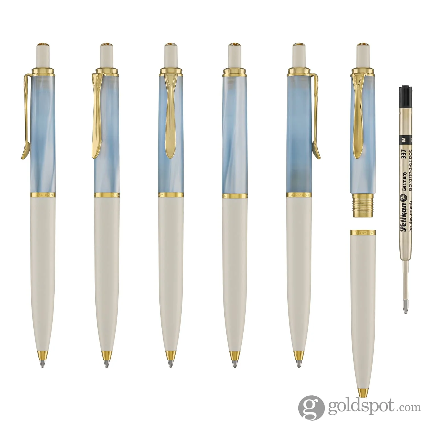Pelikan K200 Ballpoint Pen in Pastel Blue - Image 6