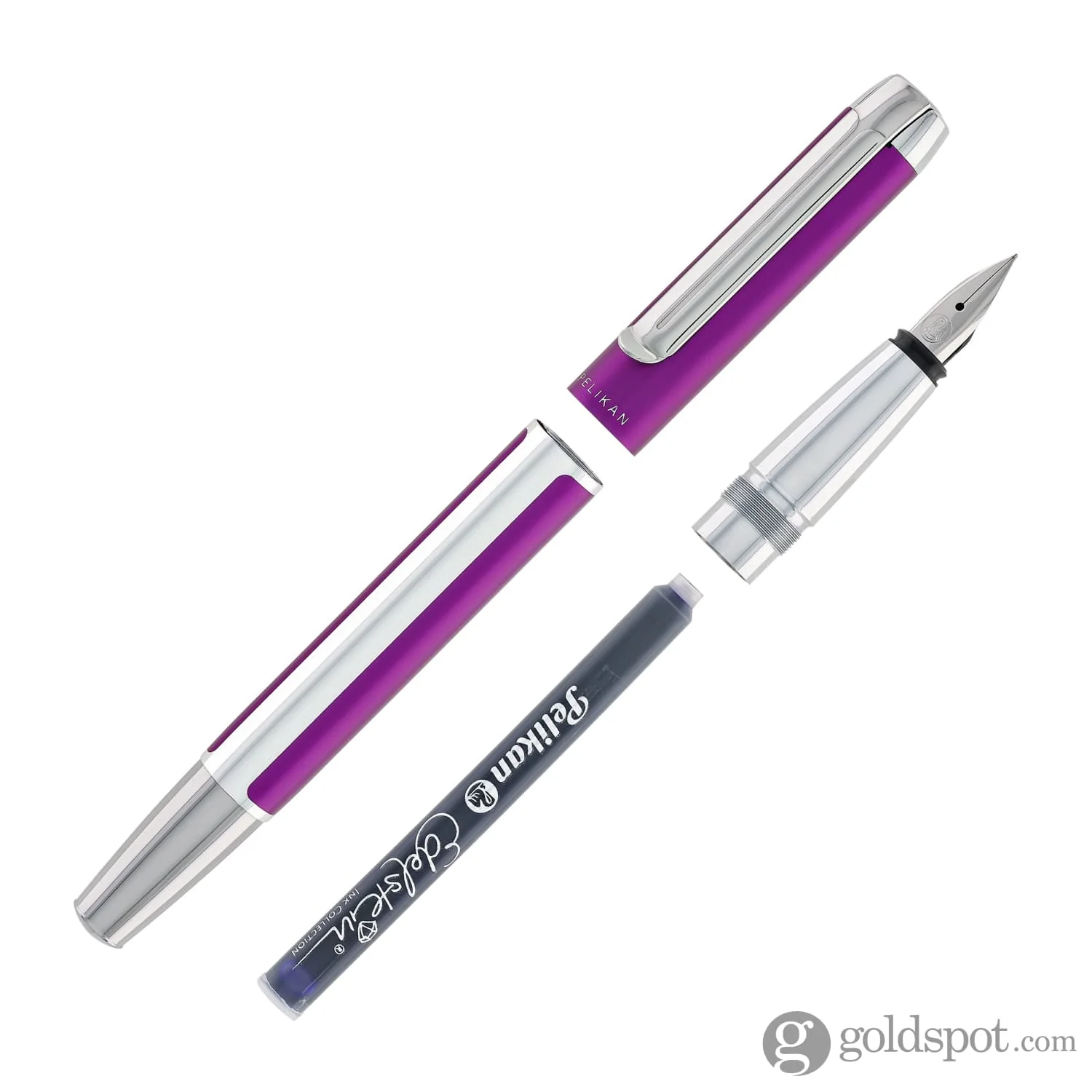 Pelikan Pura P40 Fountain Pen in Violet - Image 7