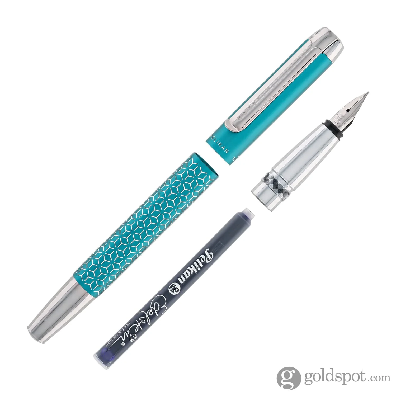 Pelikan Pura P40 Limited Edition Fountain Pen in Turquoise - Image 7