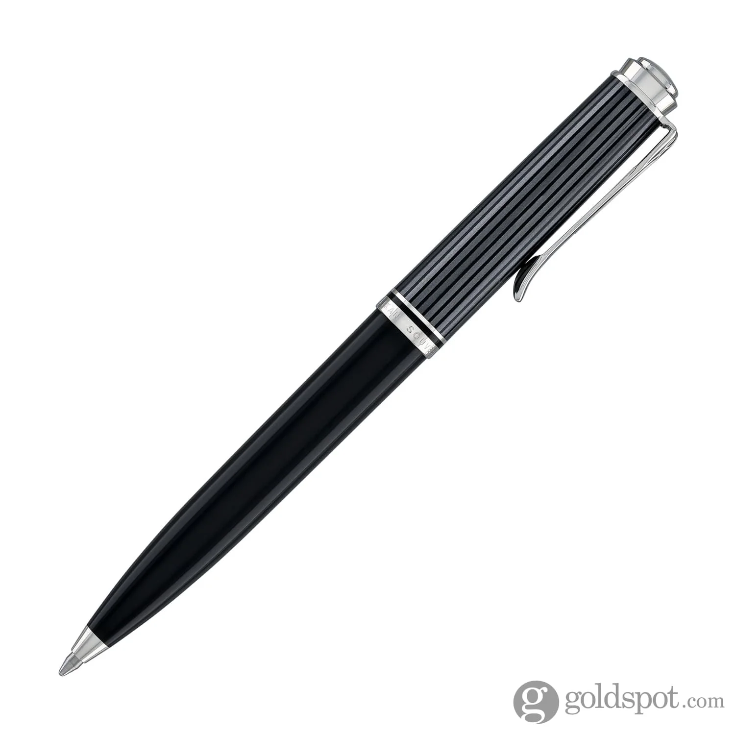 Pelikan Souveran 605 Stresemann Ballpoint Pen in Black Anthracite Stripes - Image 4