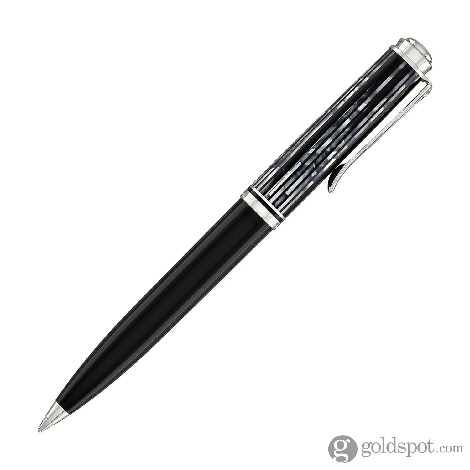 Pelikan Souveran K605 Ballpoint Pen in Tortoiseshell & Black - Image 4