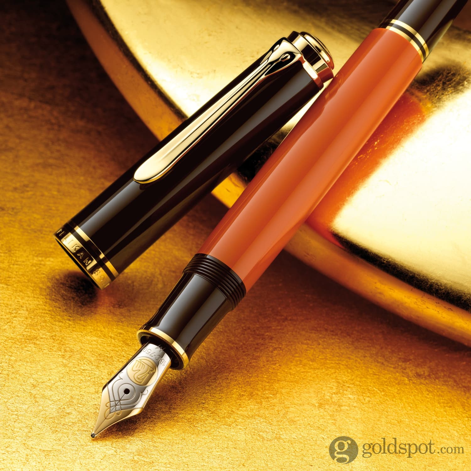 Pelikan Souveran M800 Fountain Pen in Burnt Orange - Image 10