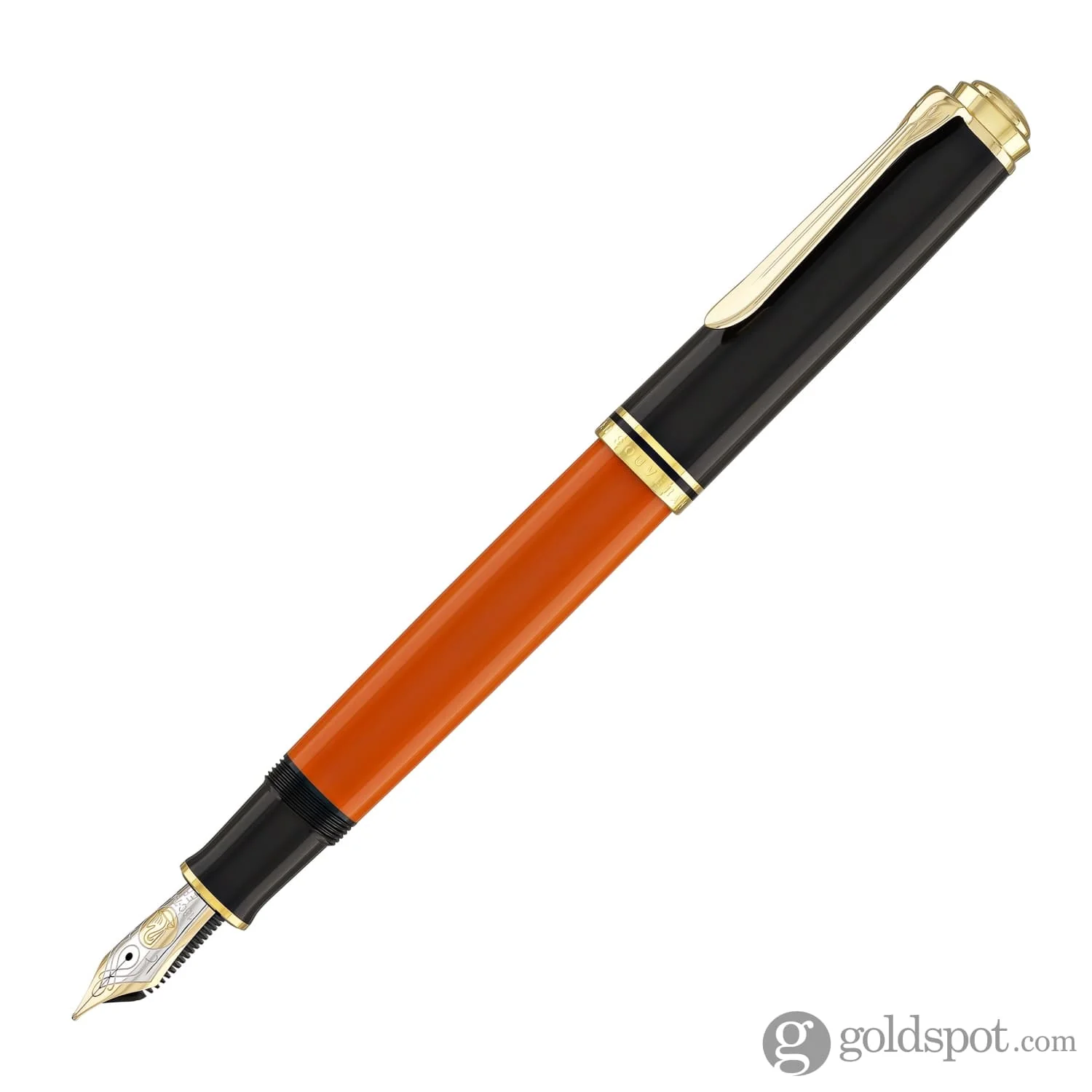 Pelikan Souveran M800 Fountain Pen in Burnt Orange - Image 2