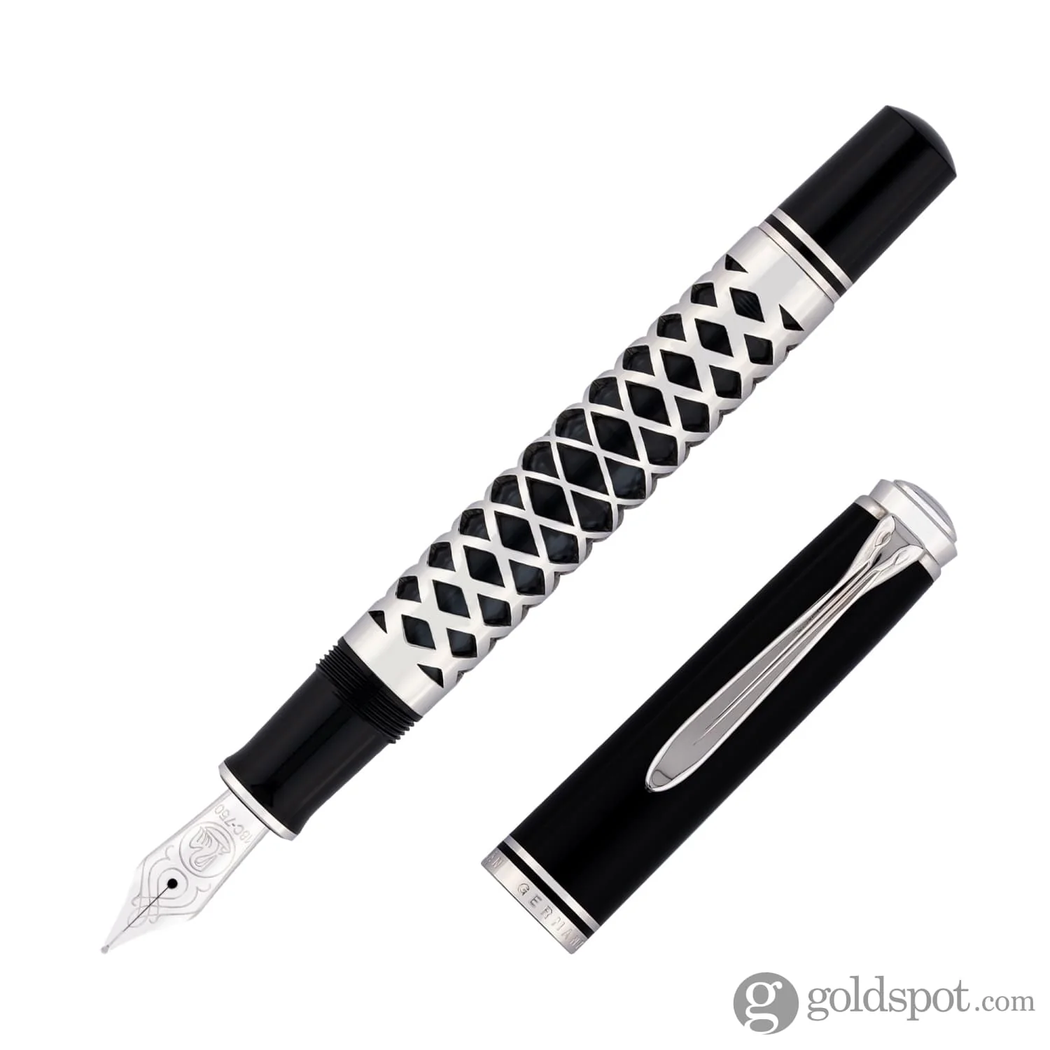 Pelikan Souveran M805 Fountain Pen in Metal Sleeve - 18K Gold - Image 3