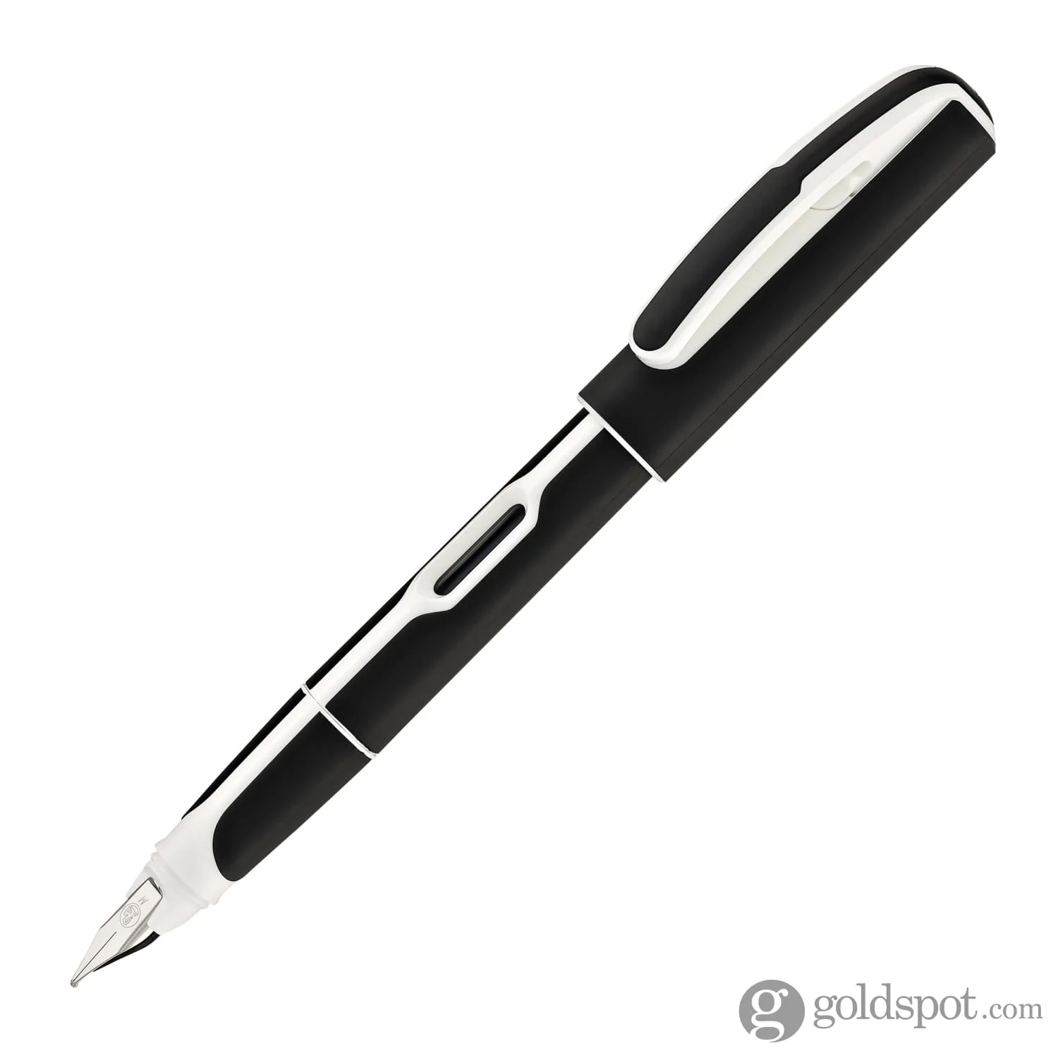 Pelikan Style Fountain Pen in Black/White - Medium - Image 3