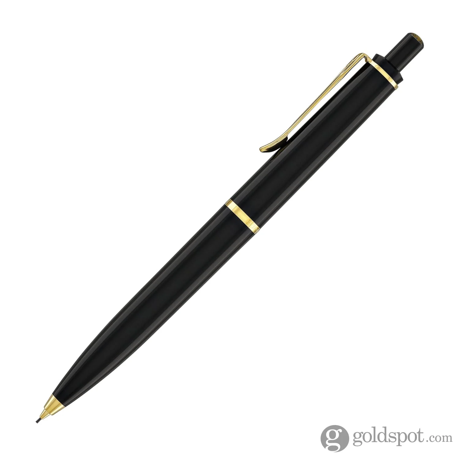 Pelikan P200 Mechanical Pencil in Black with Gold Trim - 0.7mm - Image 3