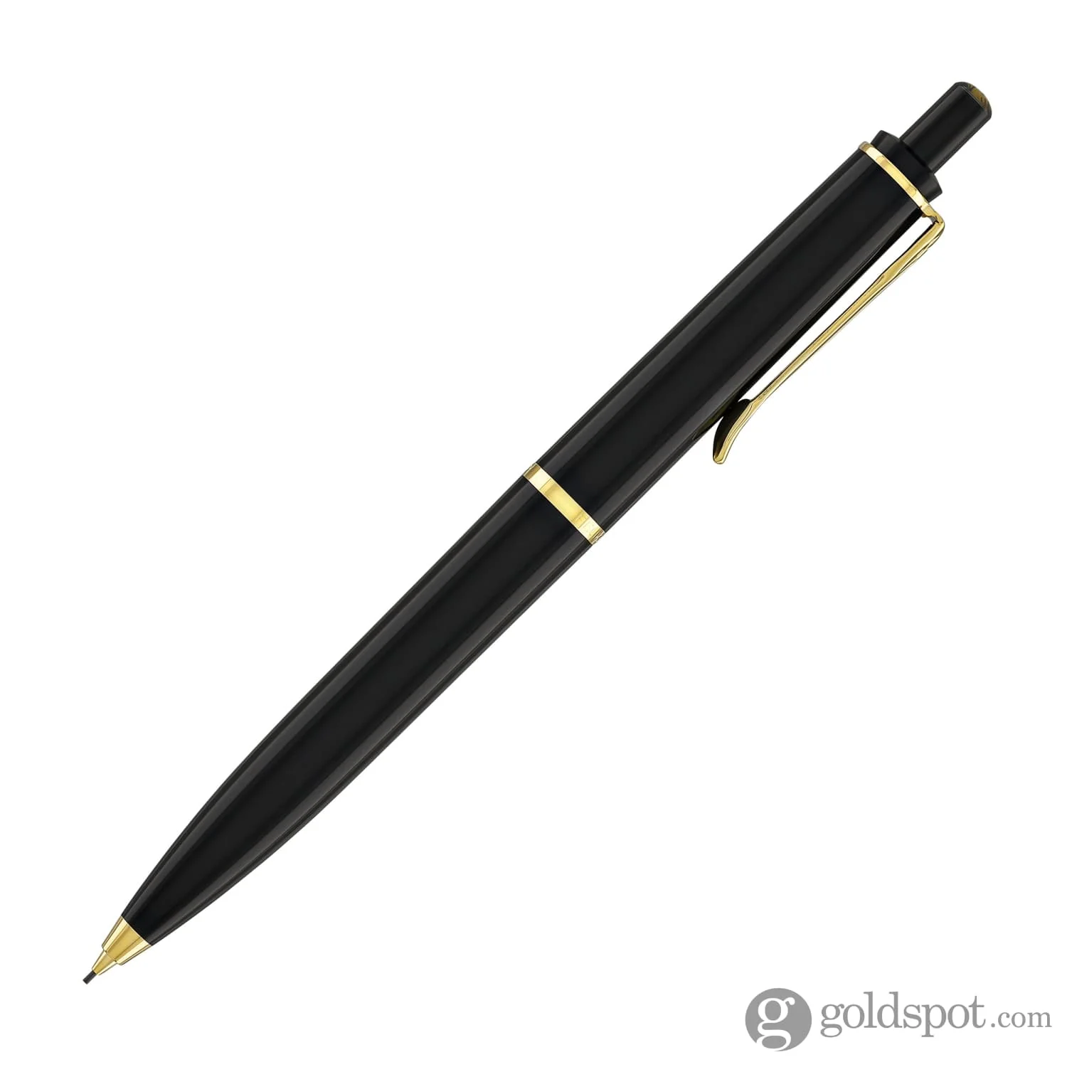 Pelikan P200 Mechanical Pencil in Black with Gold Trim - 0.7mm - Image 4