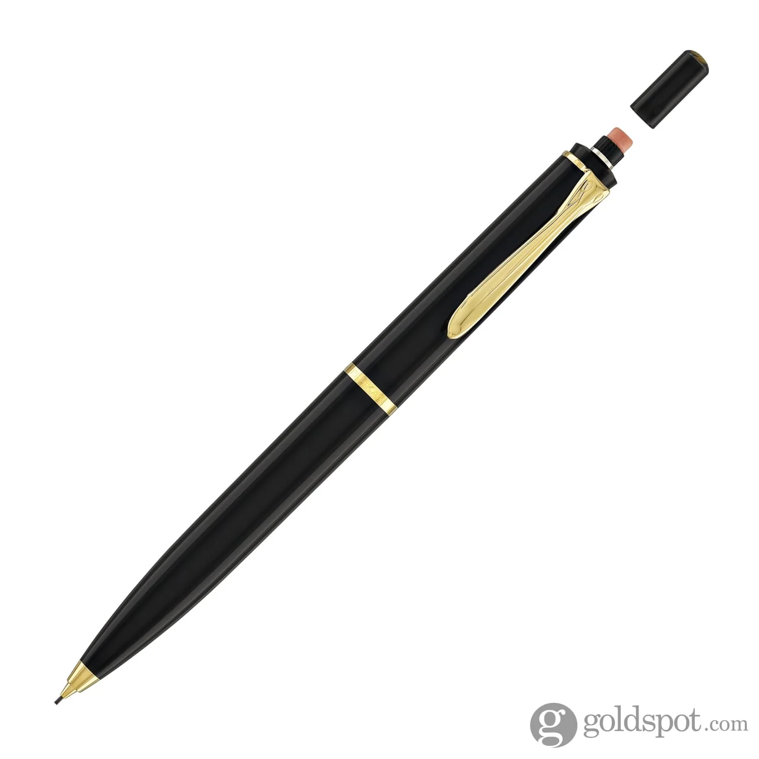 Pelikan P200 Mechanical Pencil in Black with Gold Trim - 0.7mm - Image 5