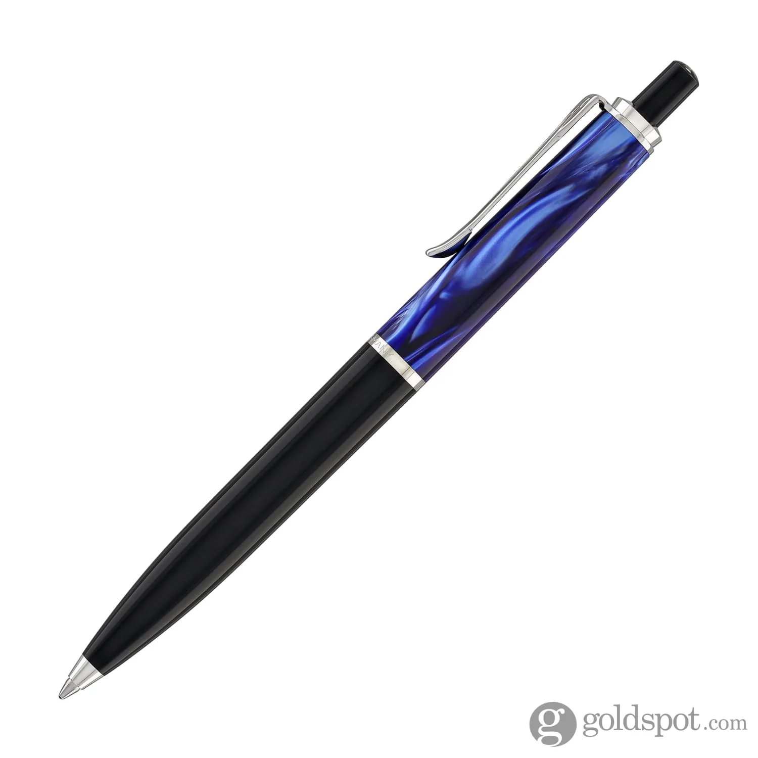 Pelikan Tradition Series M205 Ballpoint Pen in Blue Marbled - Image 3