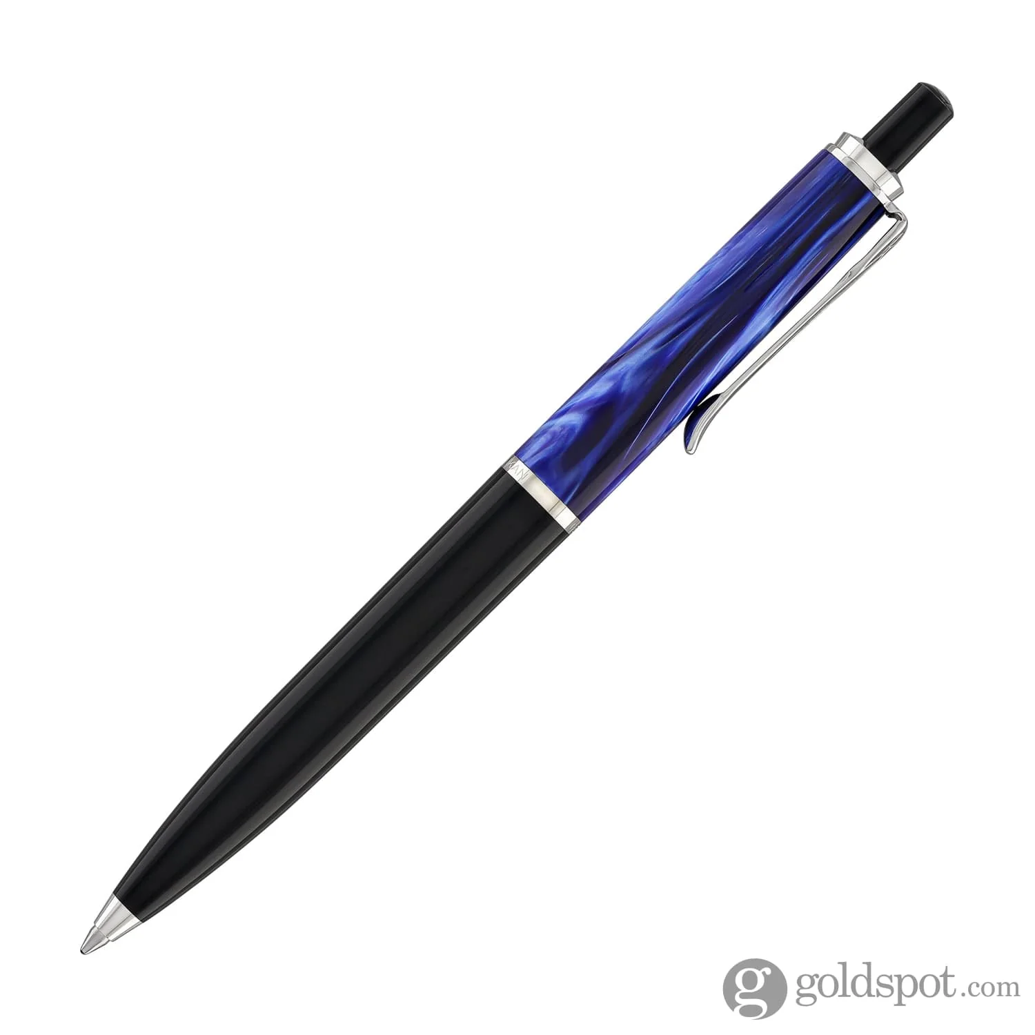 Pelikan Tradition Series M205 Ballpoint Pen in Blue Marbled - Image 4