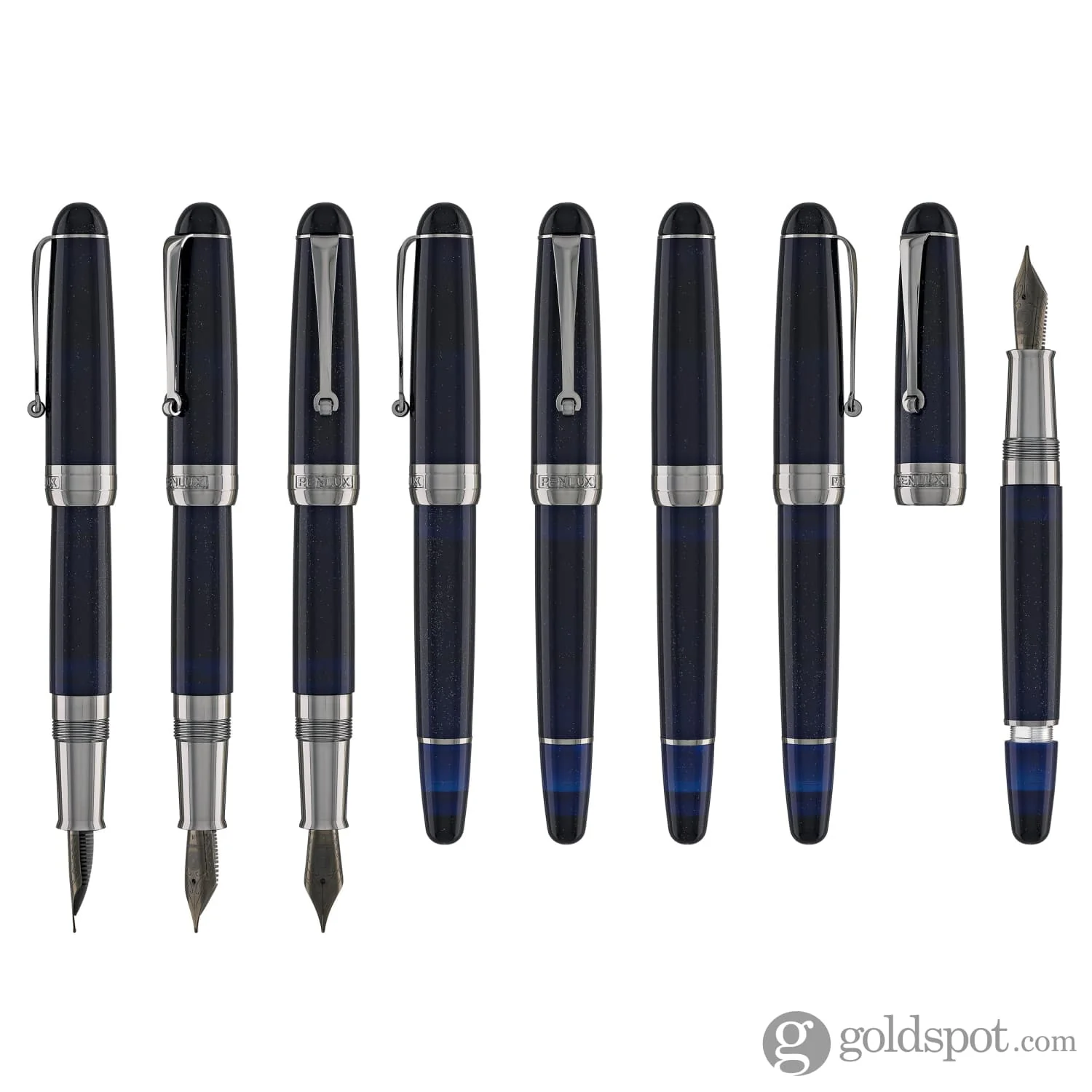 Penlux Masterpiece Delgado Fountain Pen in Firefly - Image 9