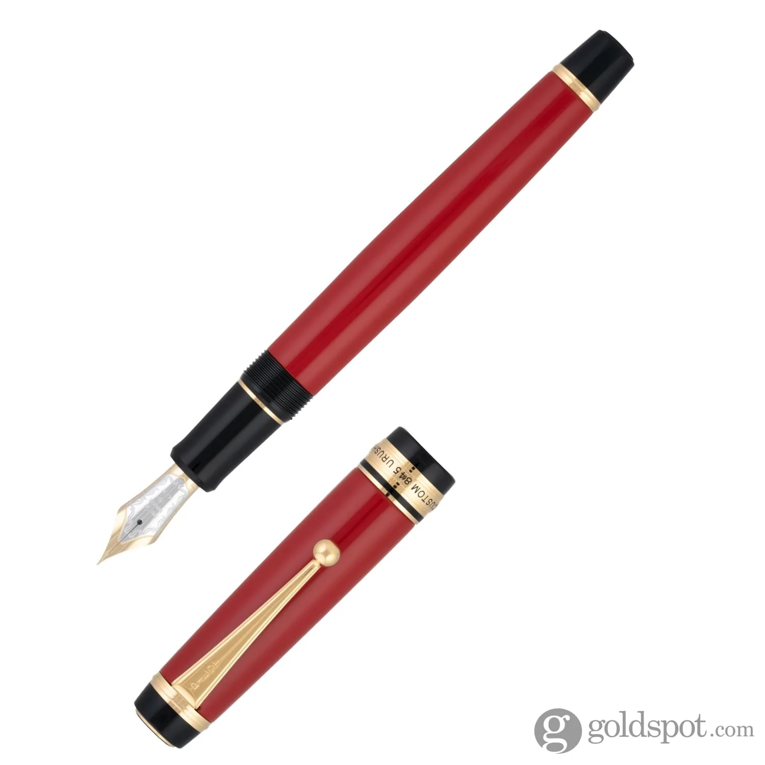 Pilot Custom 845 Fountain Pen in Vermillion Urushi - Image 4