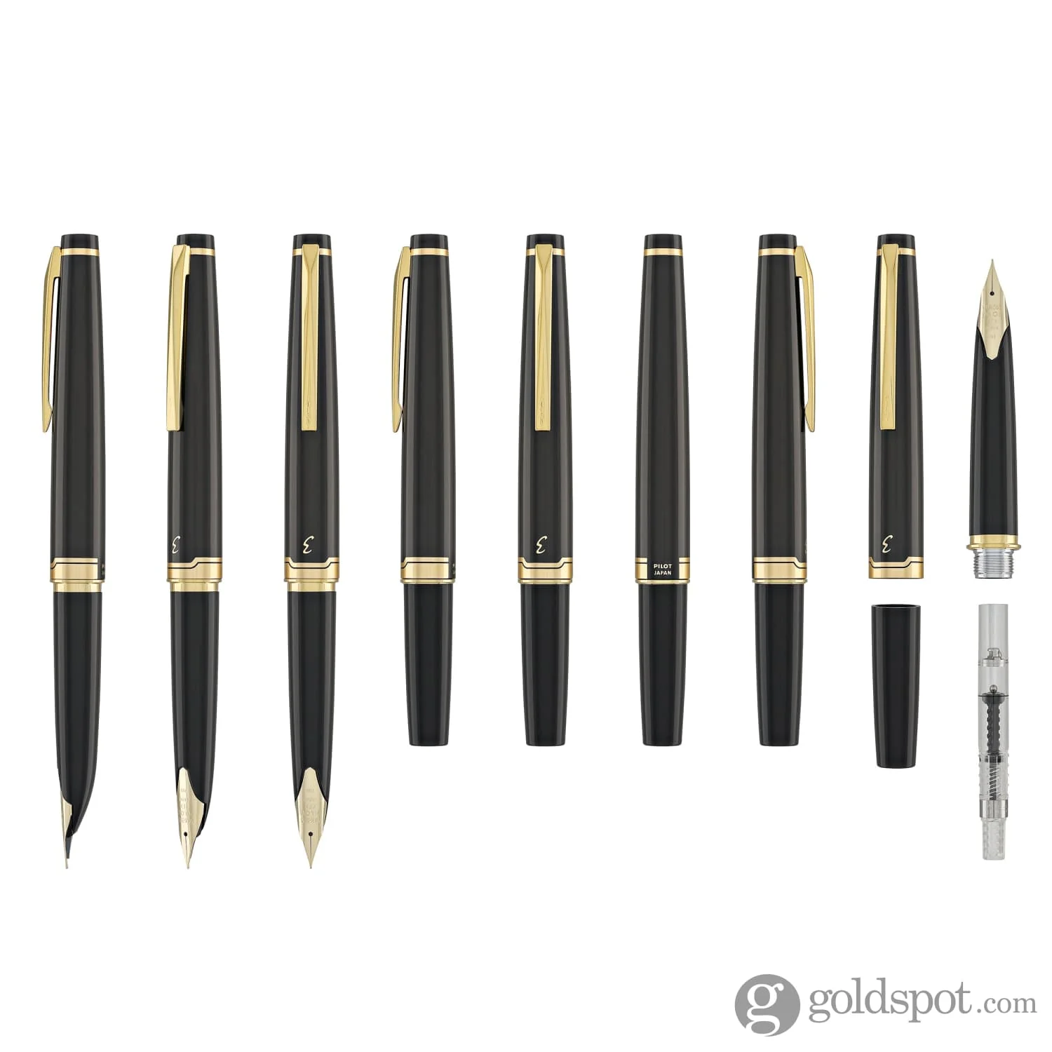 Pilot E95s Fountain Pen in Black - Image 8