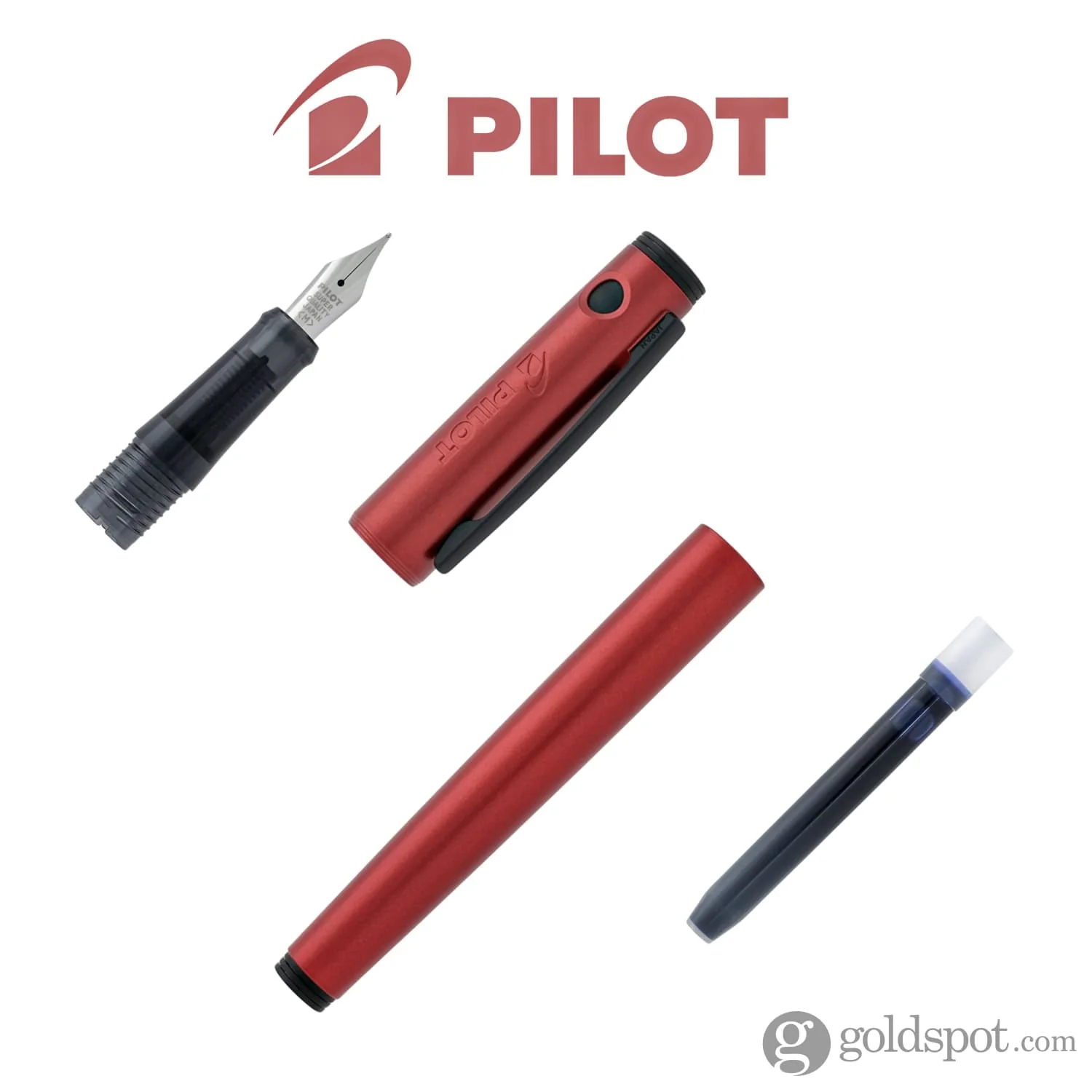 Pilot Explorer Fountain Pen in Red - Image 7