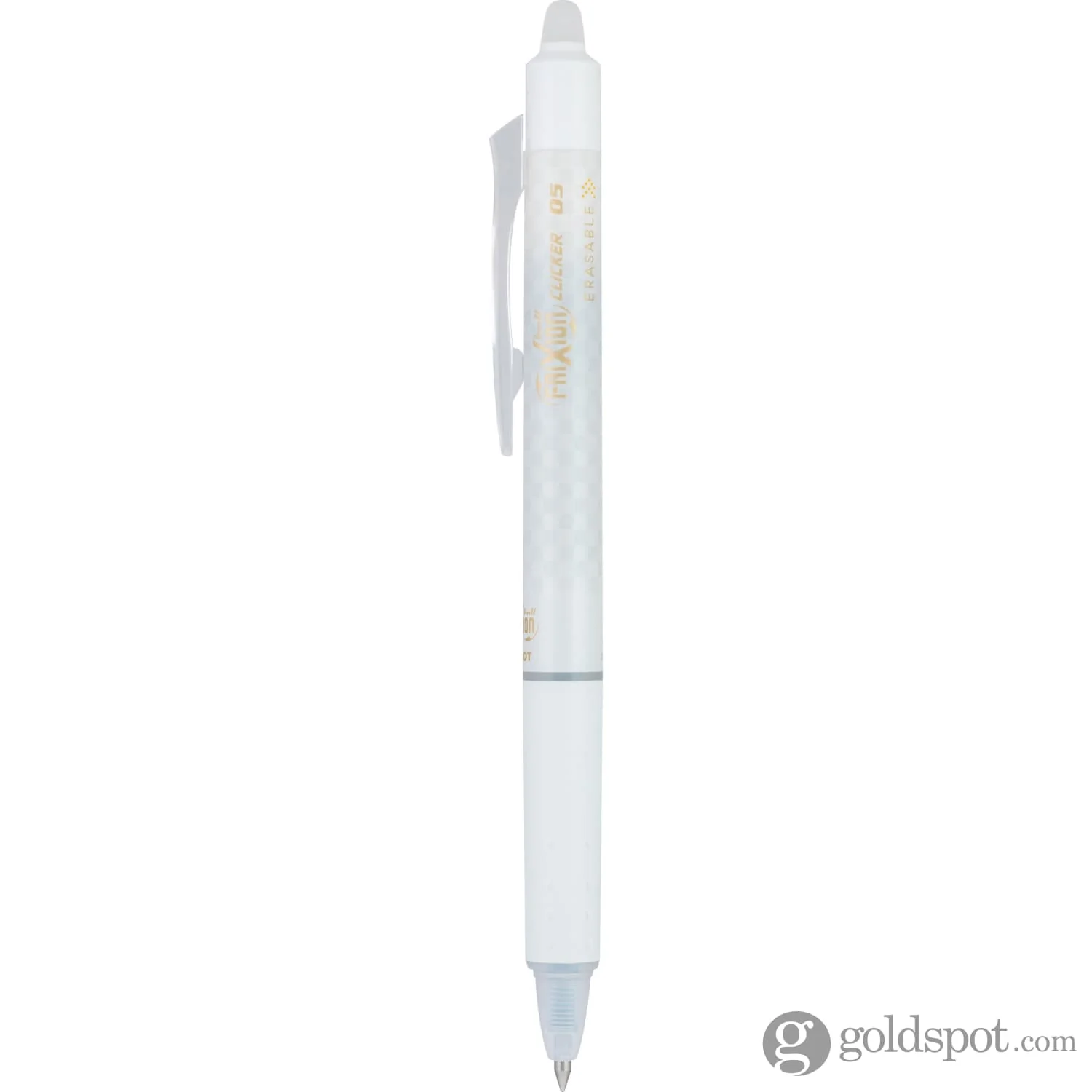Pilot FriXion Clicker Erasable Gel Pens in White - Extra Fine Point - Pack of 3 - Image 4