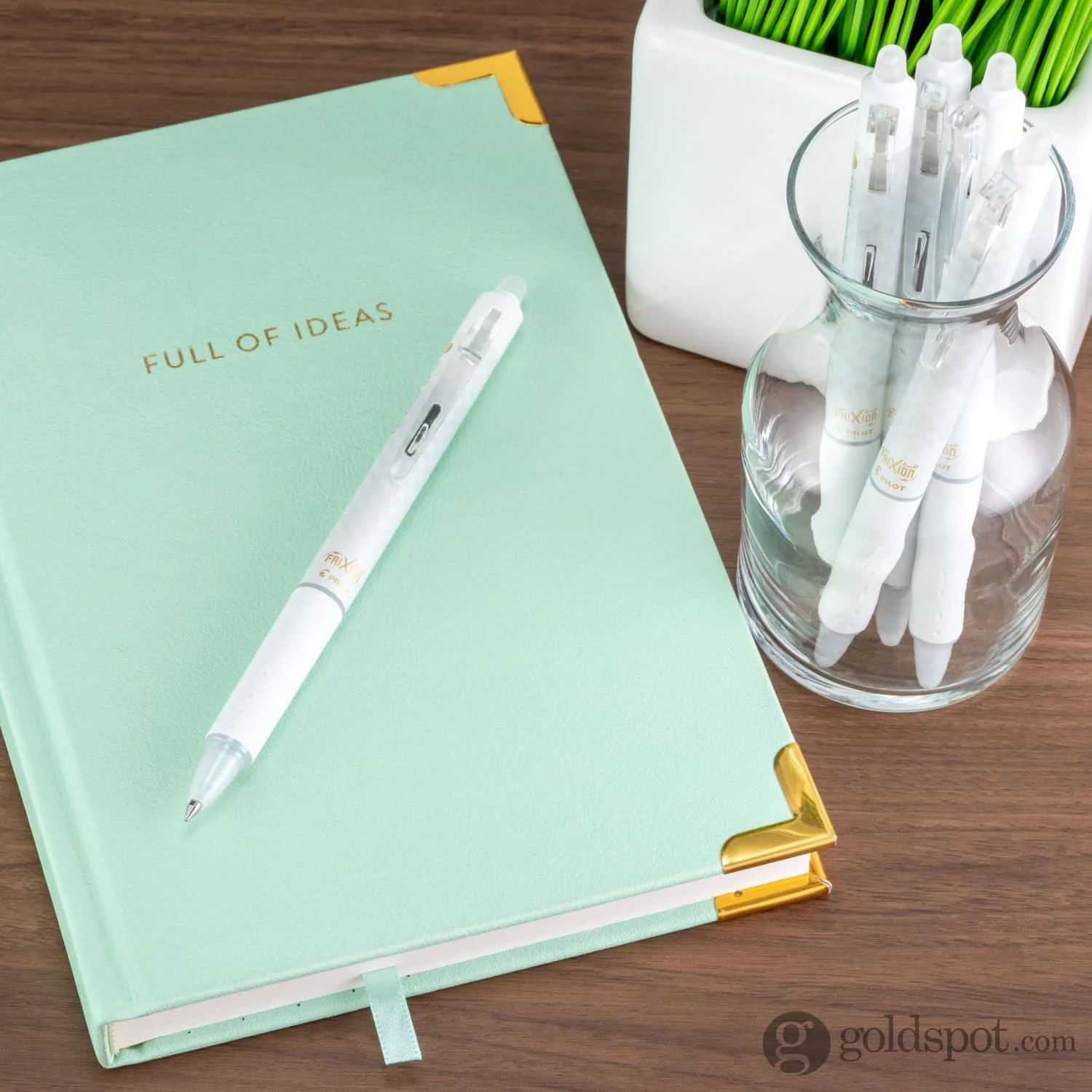 Pilot FriXion Clicker Erasable Gel Pens in White - Extra Fine Point - Pack of 3 - Image 5