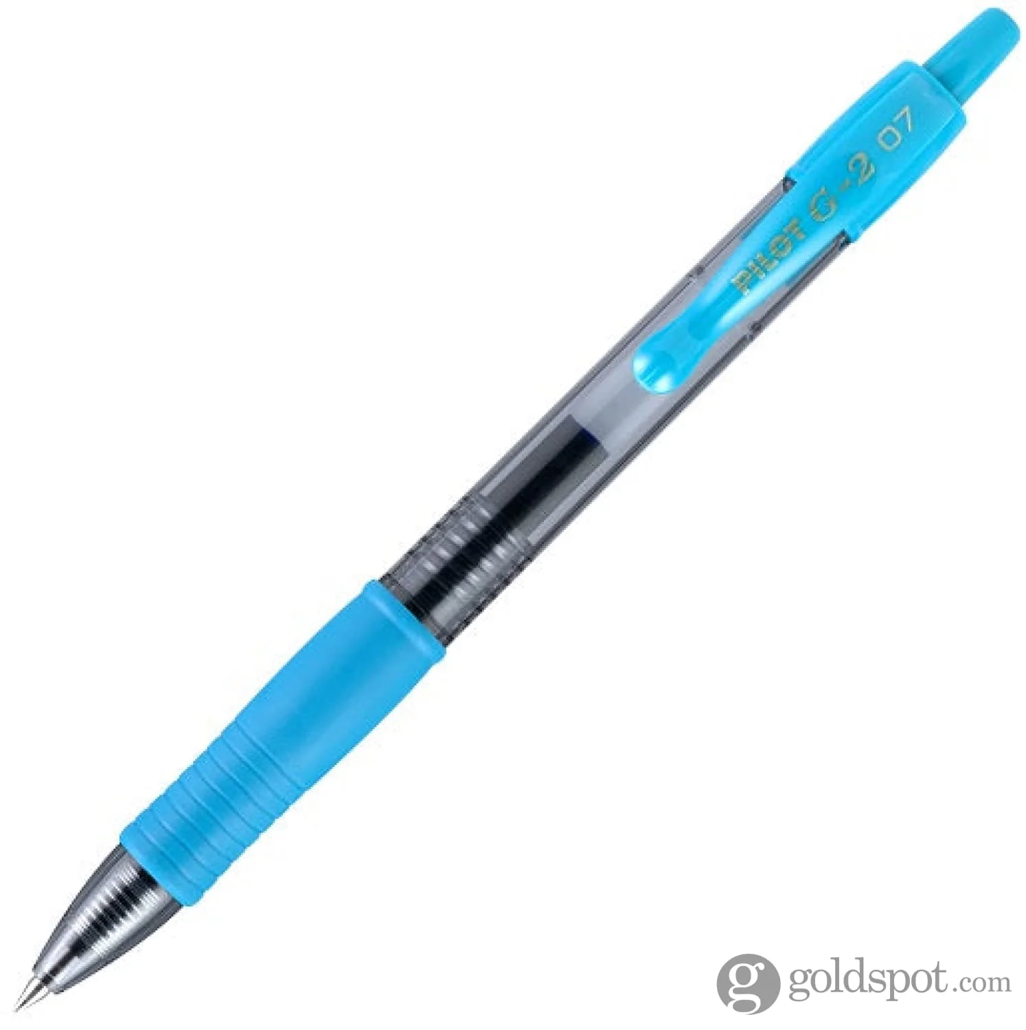 Pilot G2 Retractable Premium Gel Ink Pen in Turquoise - Fine Point - Image 5