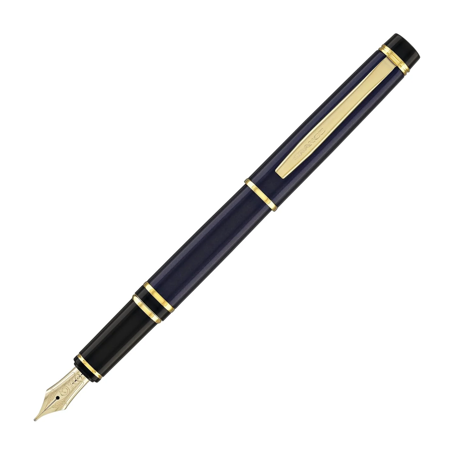 Pilot Grance Fountain Pen in Deep Navy Blue - 14k Gold Nib