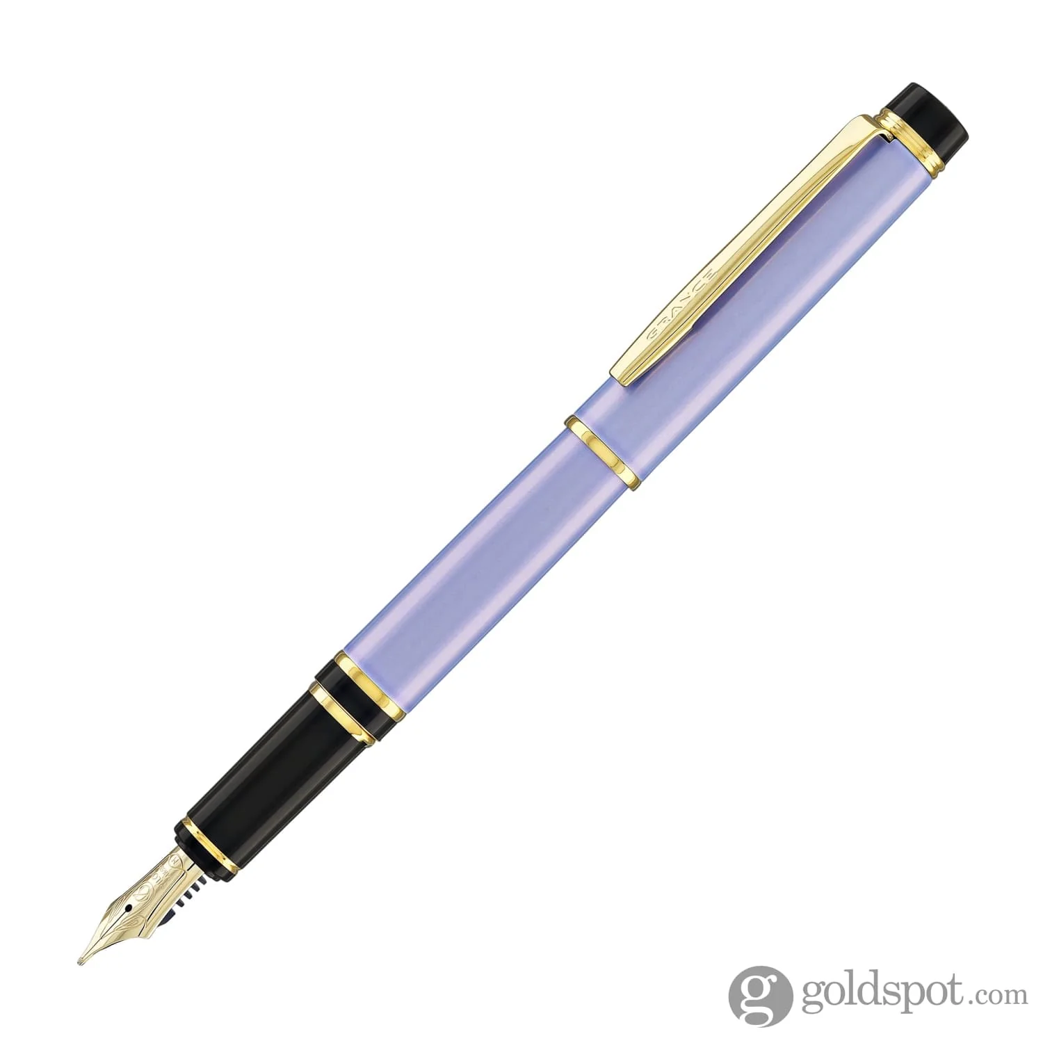 Pilot Grance Fountain Pen in Serene Light Blue - 14k Gold Nib - Image 2