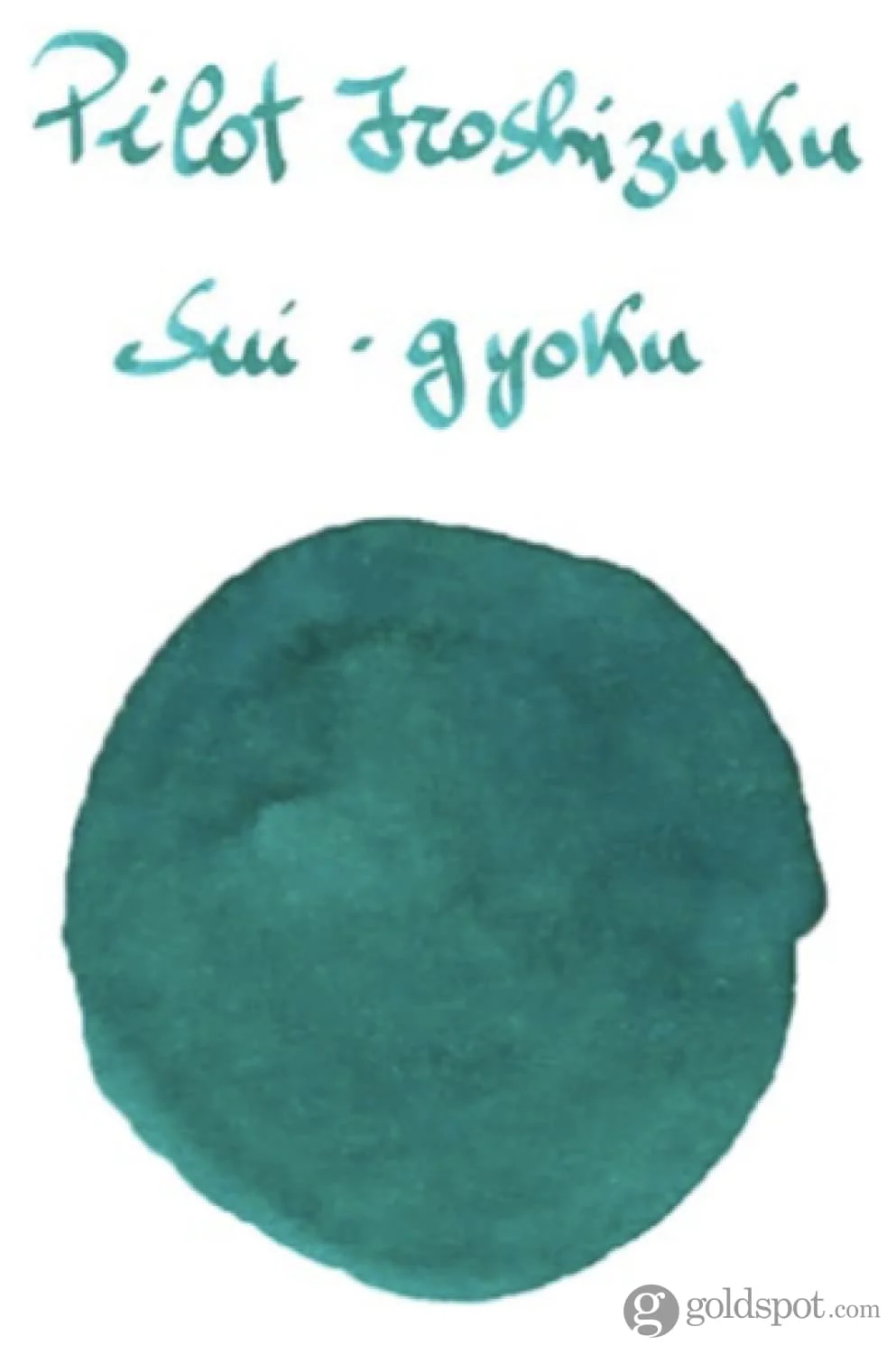 Pilot Iroshizuku Bottled Ink in Sui-Gyoku (Emerald Gemstones) - 50 mL - Image 3