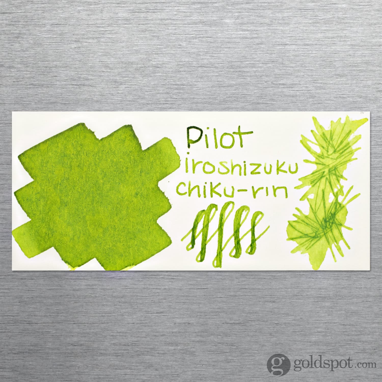 Pilot Iroshizuku Bottled Ink in Chiku-Rin Ink (Bamboo Forest) - 50 mL - Image 2