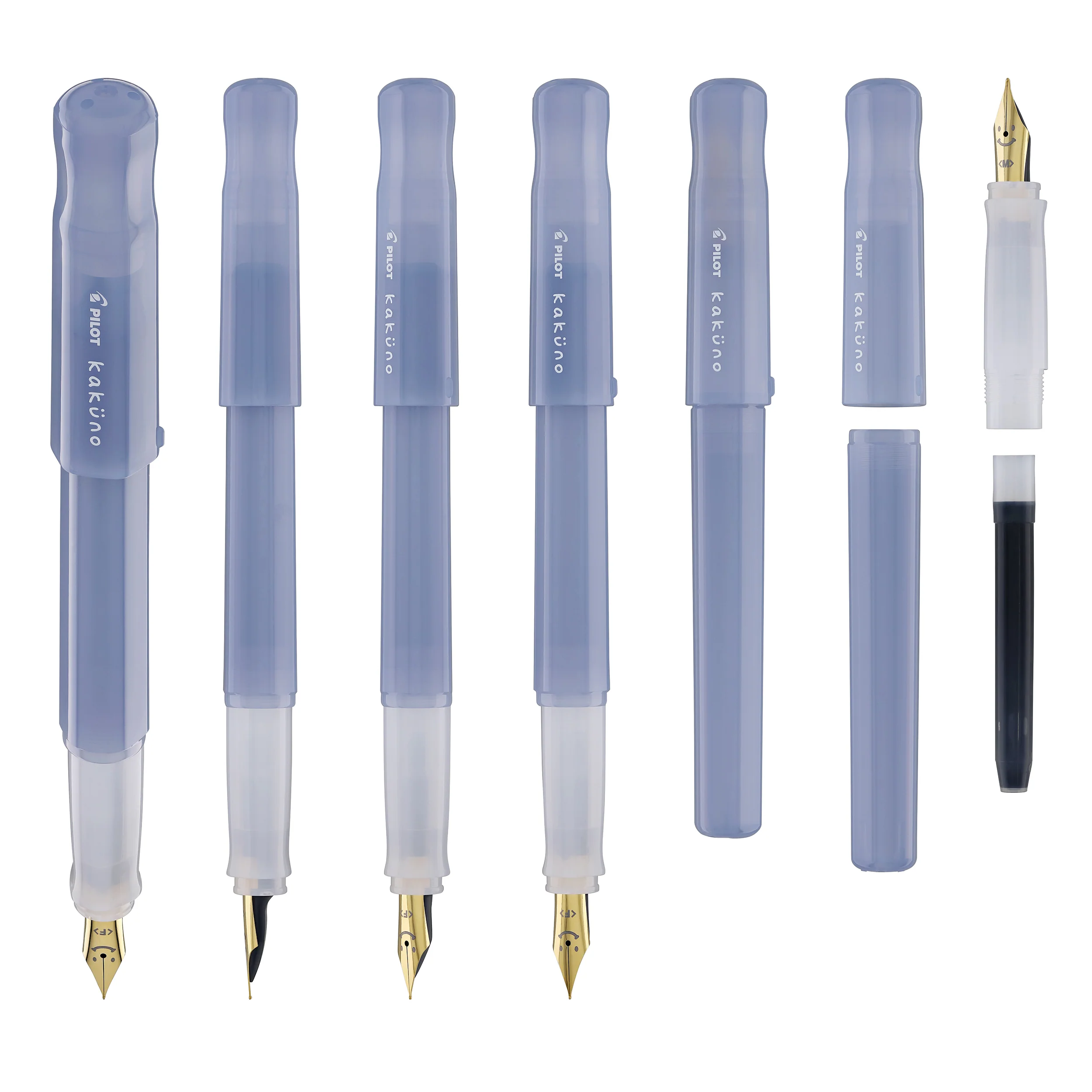 Pilot Kaküno Madoromi Fountain Pen in Translucent Twilight Periwinkle - Image 7
